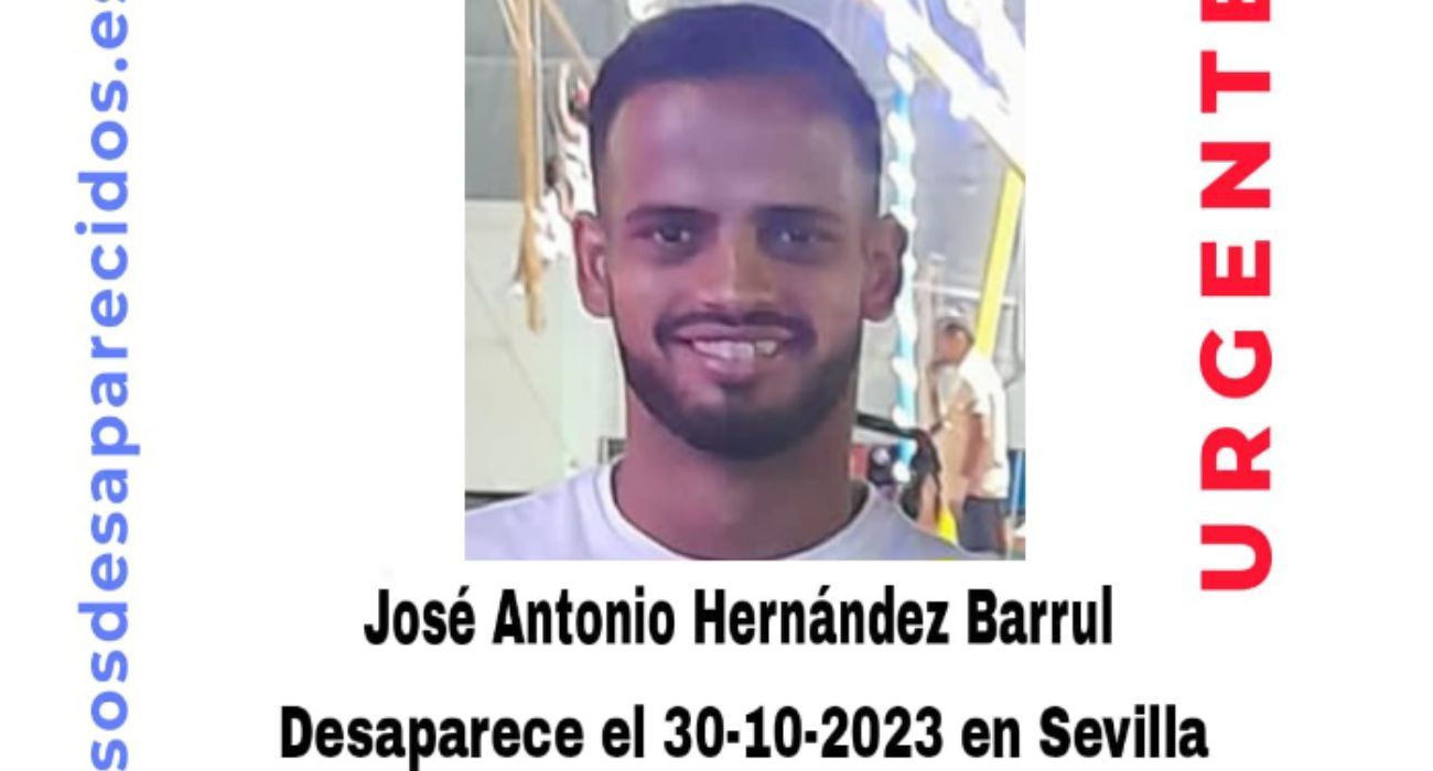 José Antonio, el joven de 23 años que lleva desaparecido desde hace una semana.