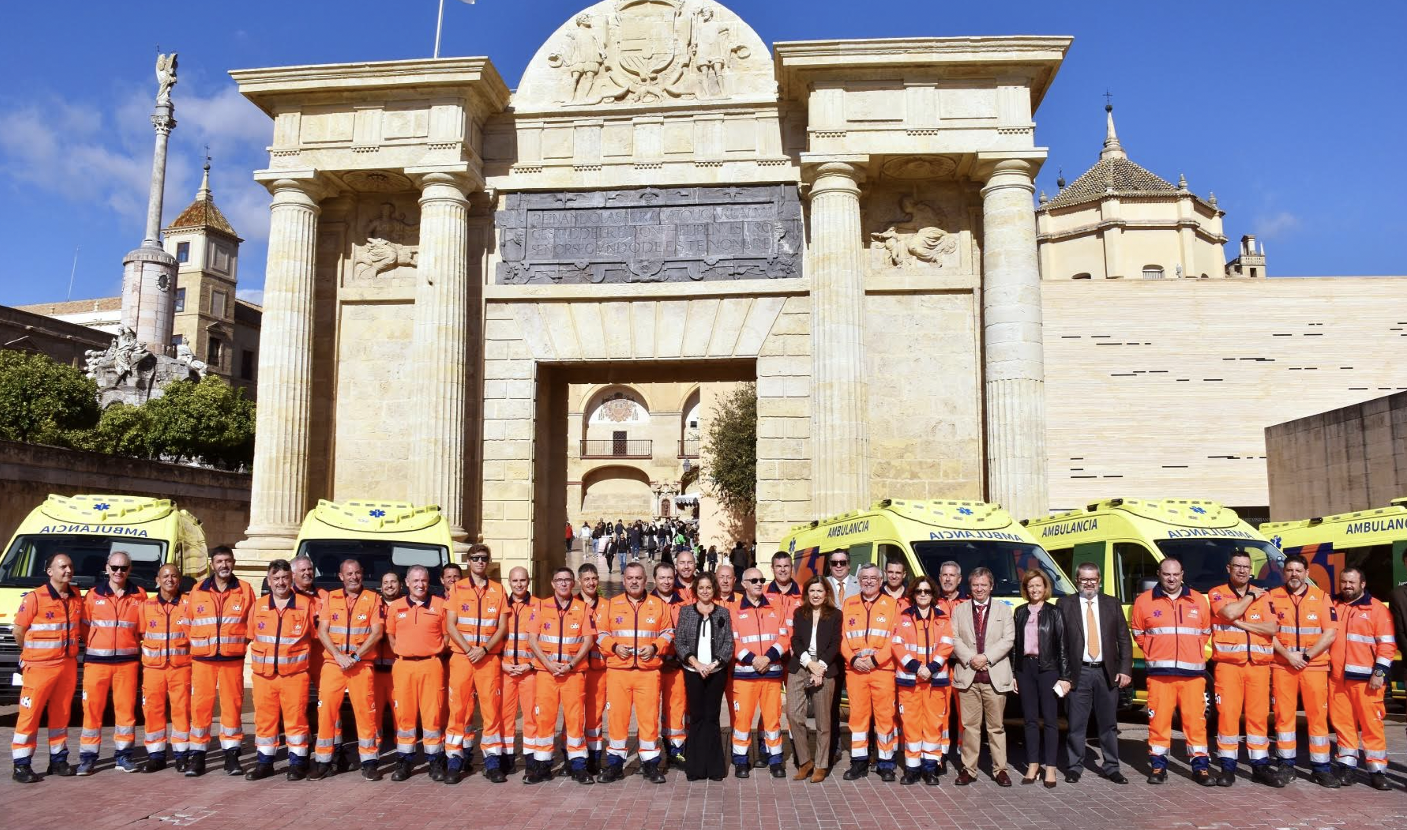 Nueva flota de ambulancias 4x4 del 061 en Córdoba.