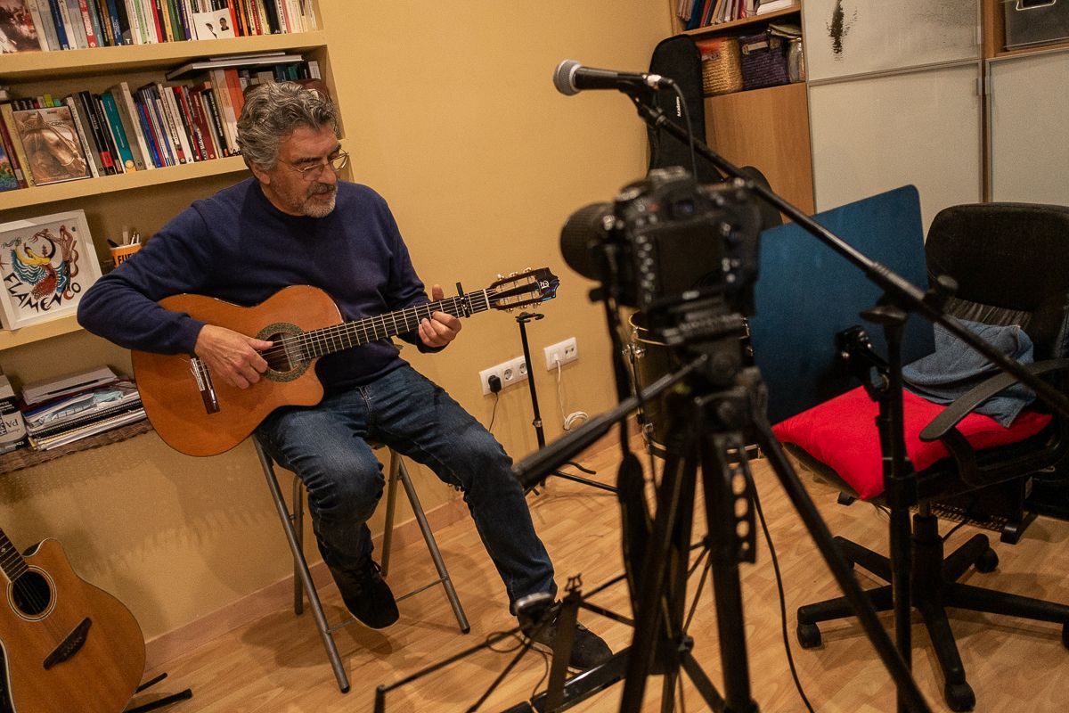 Pedro Grimaldi, antes de la entrevista. FOTO: MANU GARCÍA