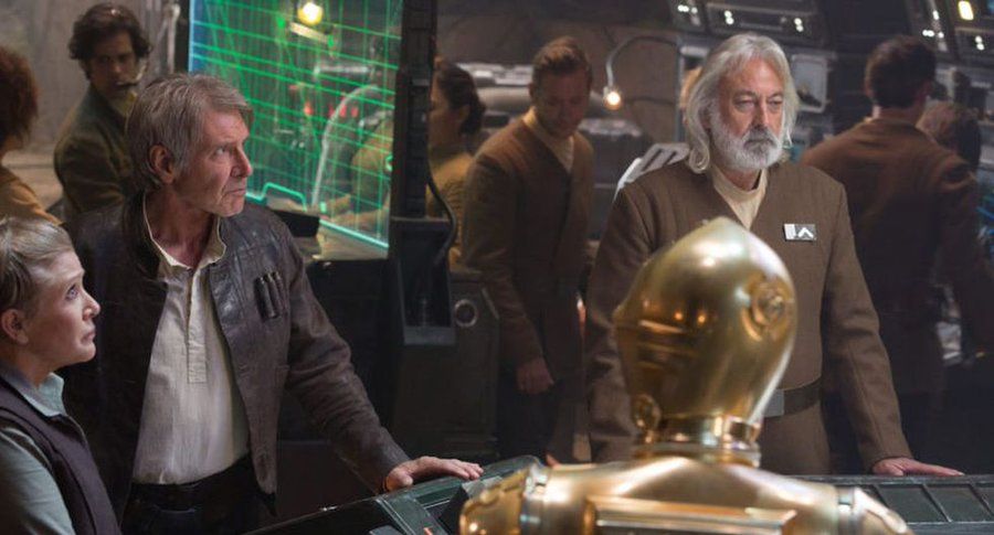 Andrew Jack, en una escena de 'Star Wars'.