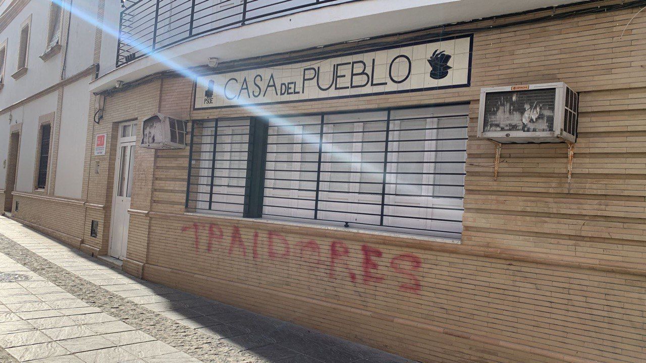 Sede del PSOE en Coria del Río.