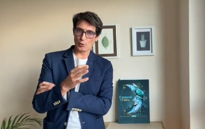 Carlos Ibáñez, autor del cartel del Carnaval de Cádiz.