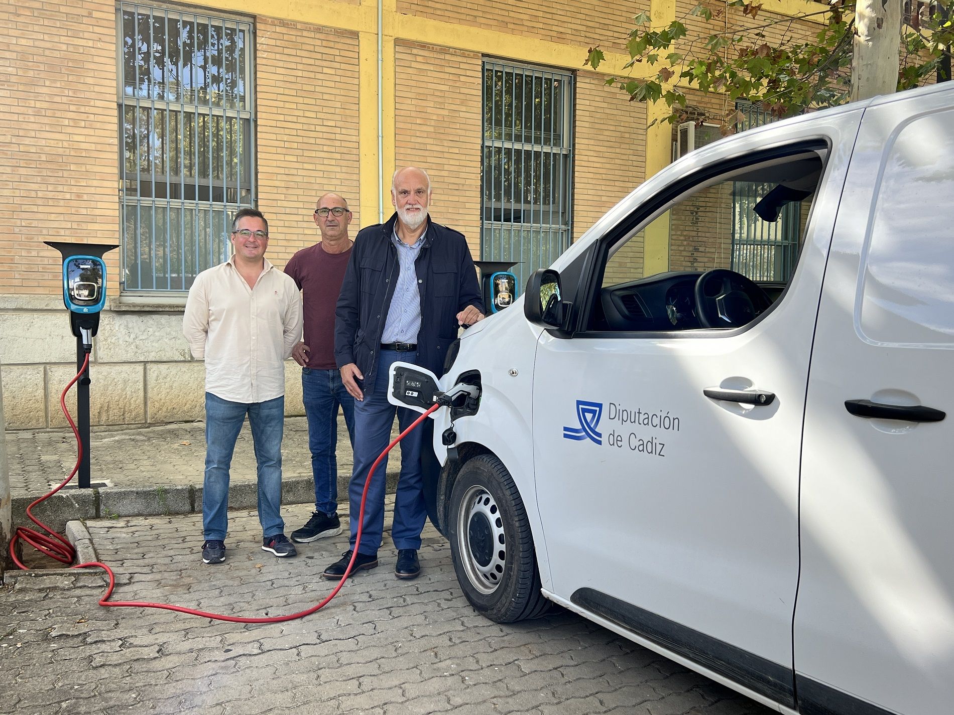 Punto de recarga instalado en IFECA en Jerez.