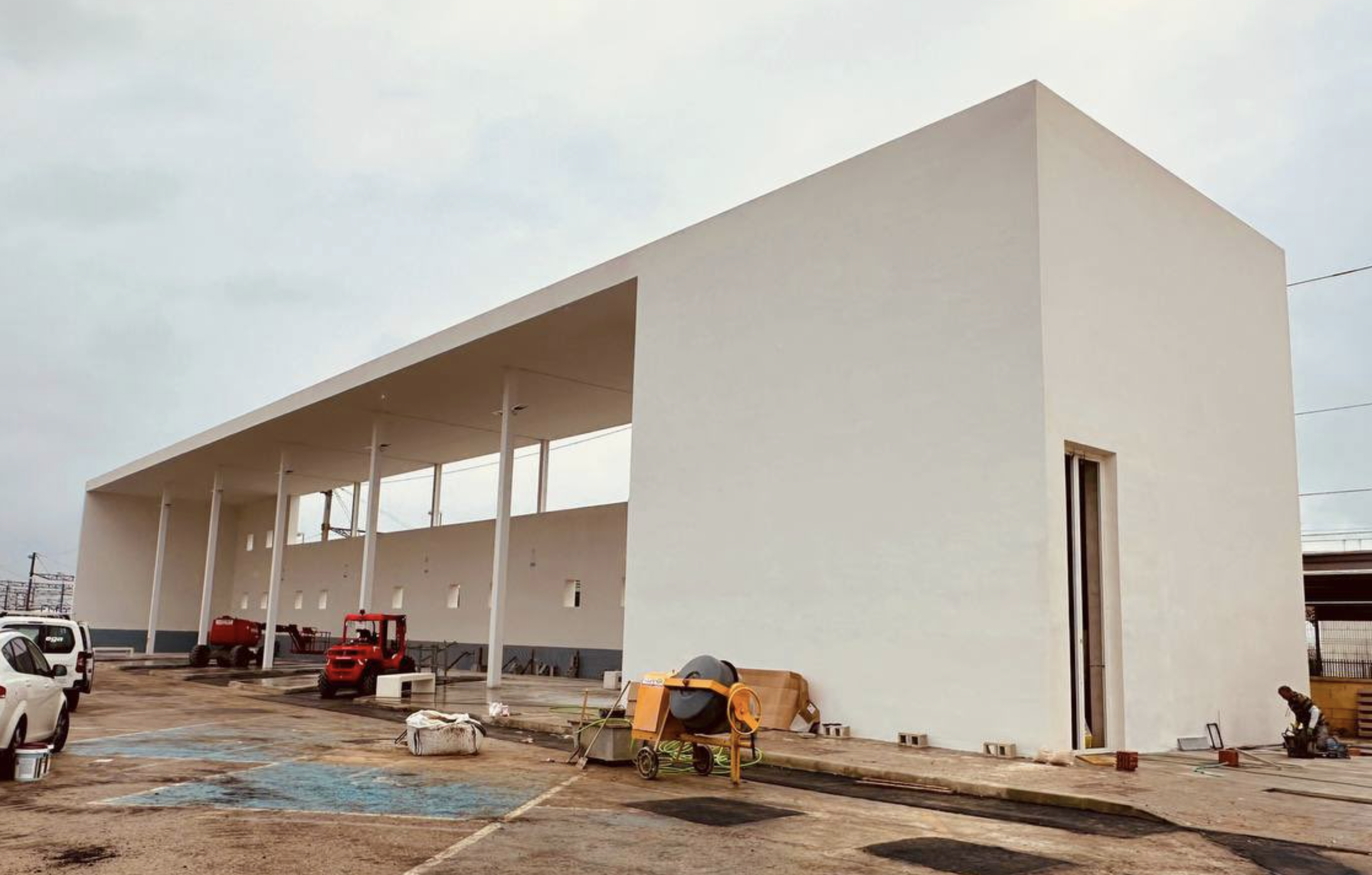 Las obras de la nueva estación de autobuses de El Puerto están a punto de acabar.