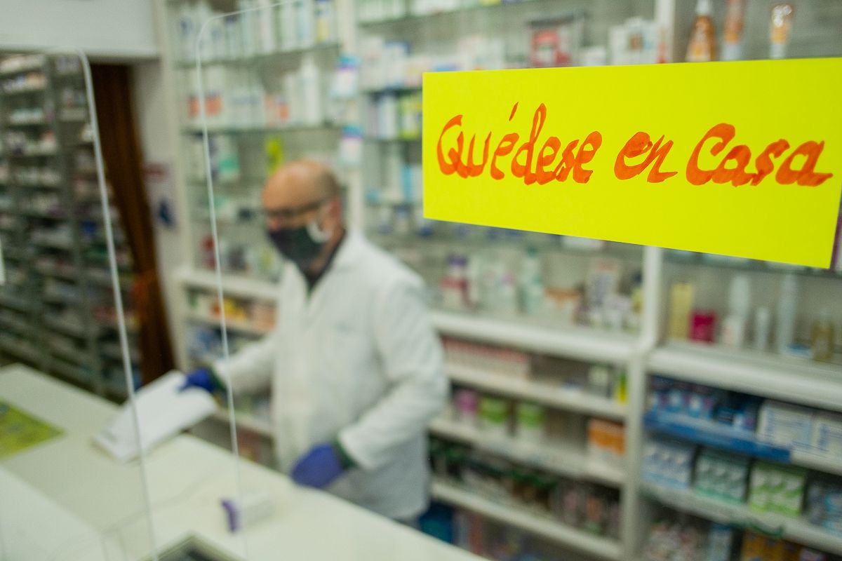 Una farmacia andaluza. 