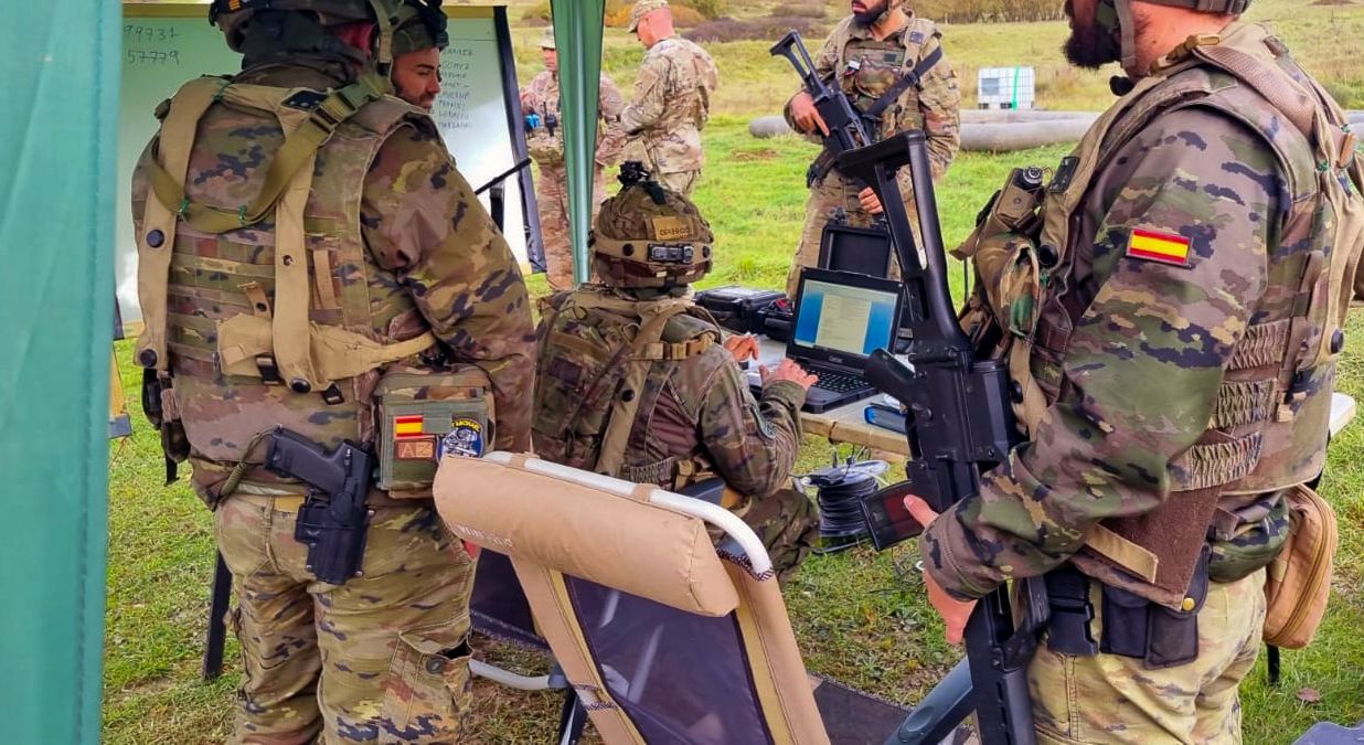 En la imagen, soldados del Ejército de Tierra de España.