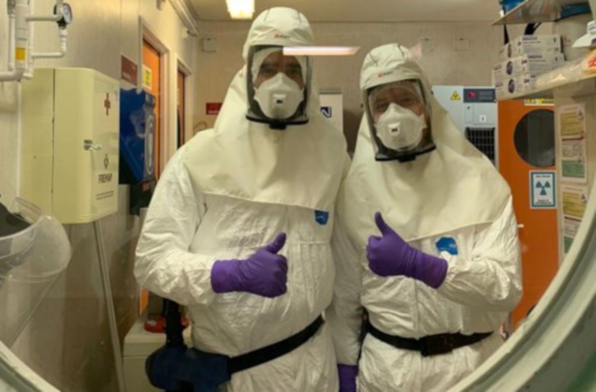 Dos investigadores del CSIC que trabajan por la nueva vacuna del coronavirus.