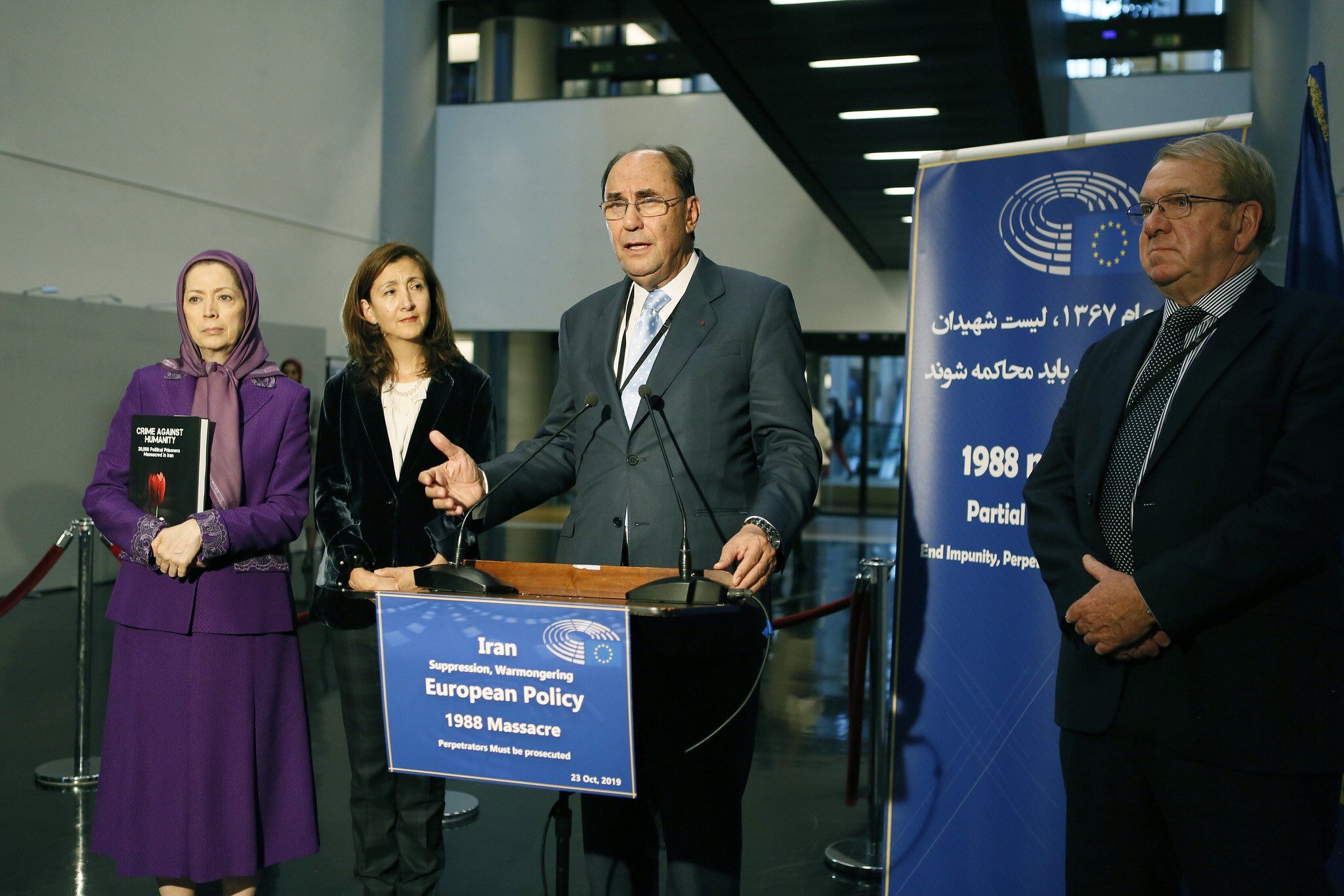 Vidal-Quadras en el Parlamento Europeo.