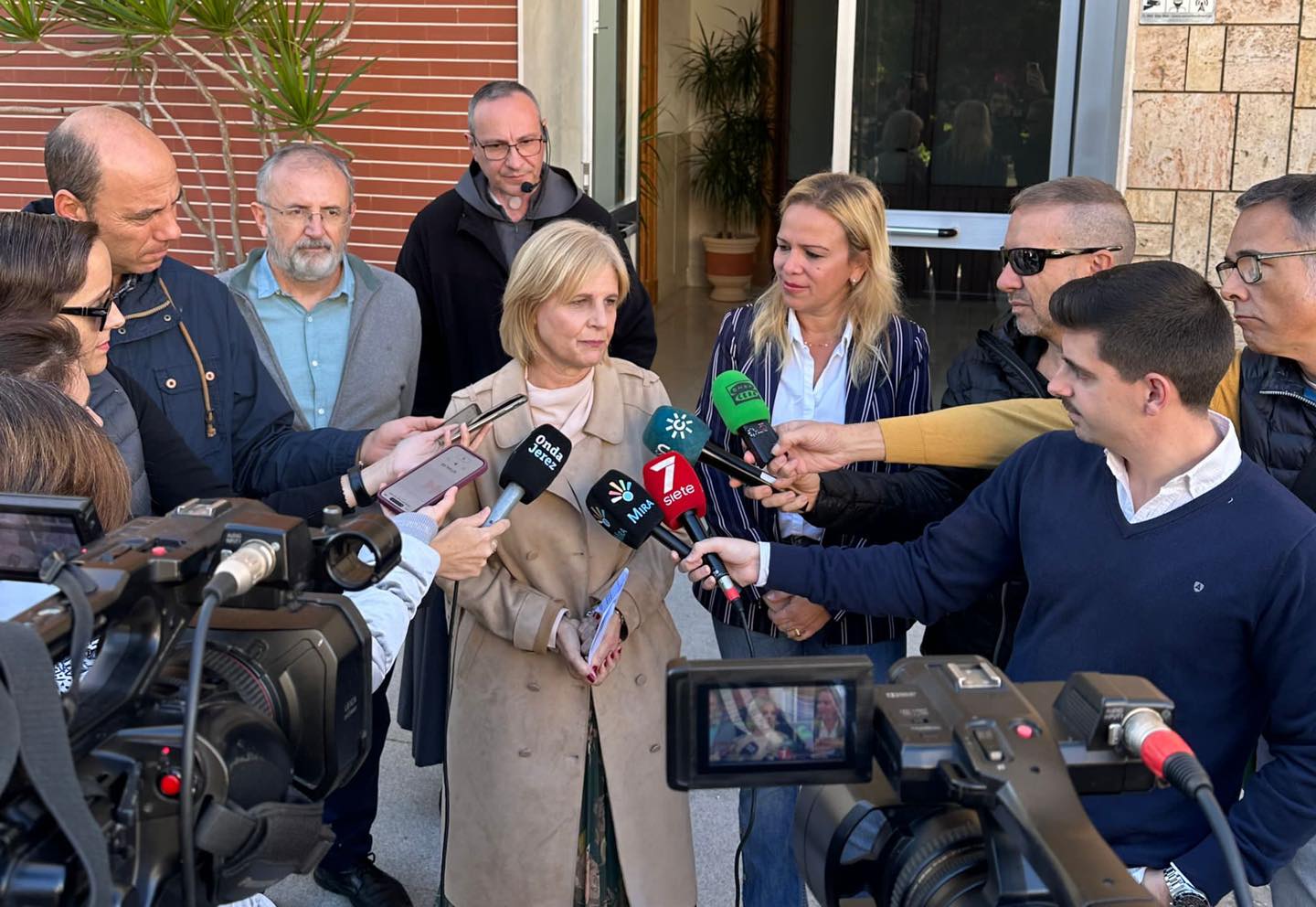 María José García-Pelayo, alcaldesa de Jerez, hablando de inmigración.