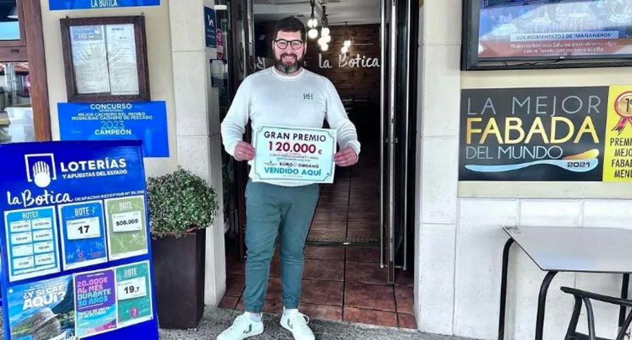 El dueño del establecimiento donde se dio el premio de 'EuroDreams'.