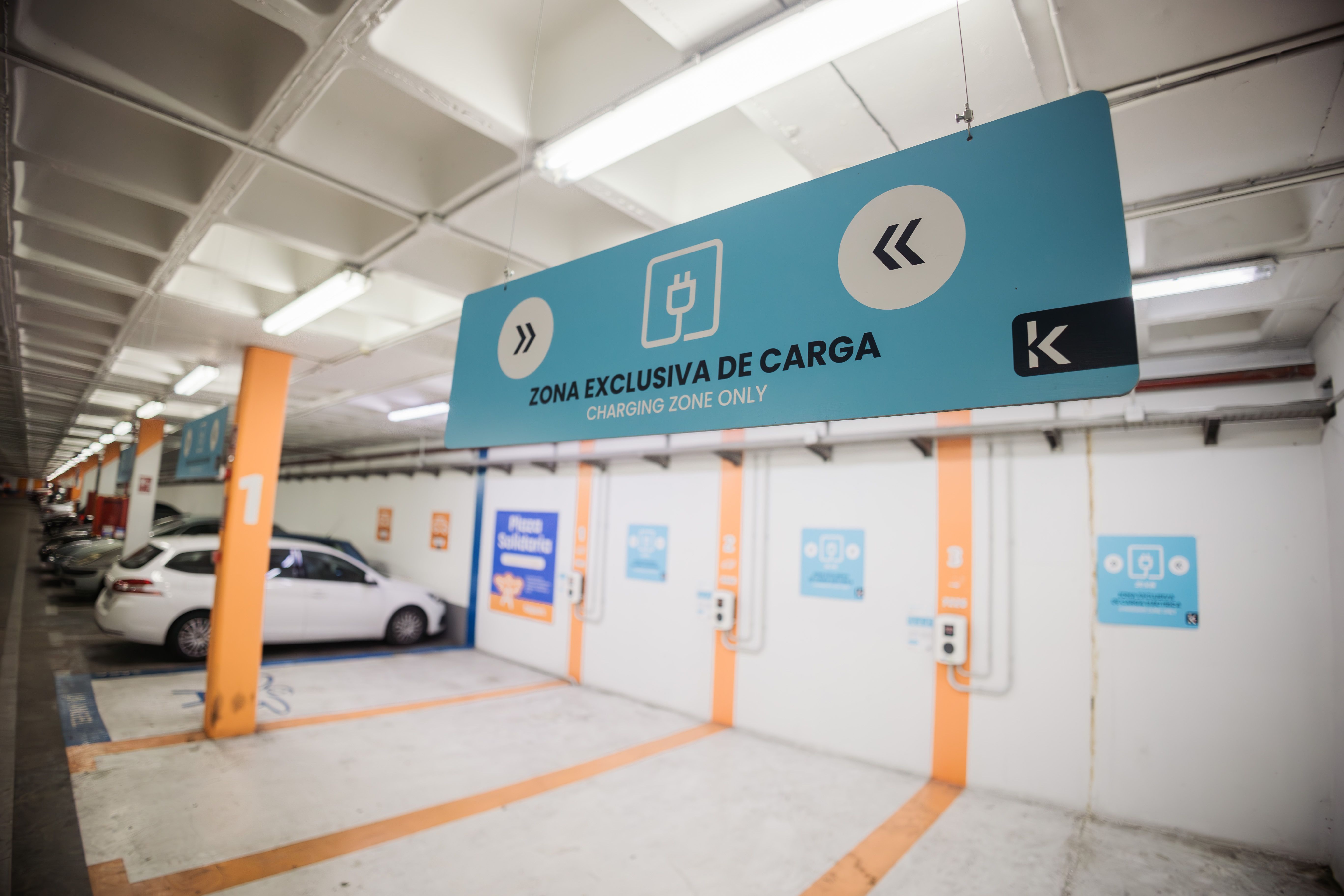 Los nuevos puntos de carga eléctrica.  