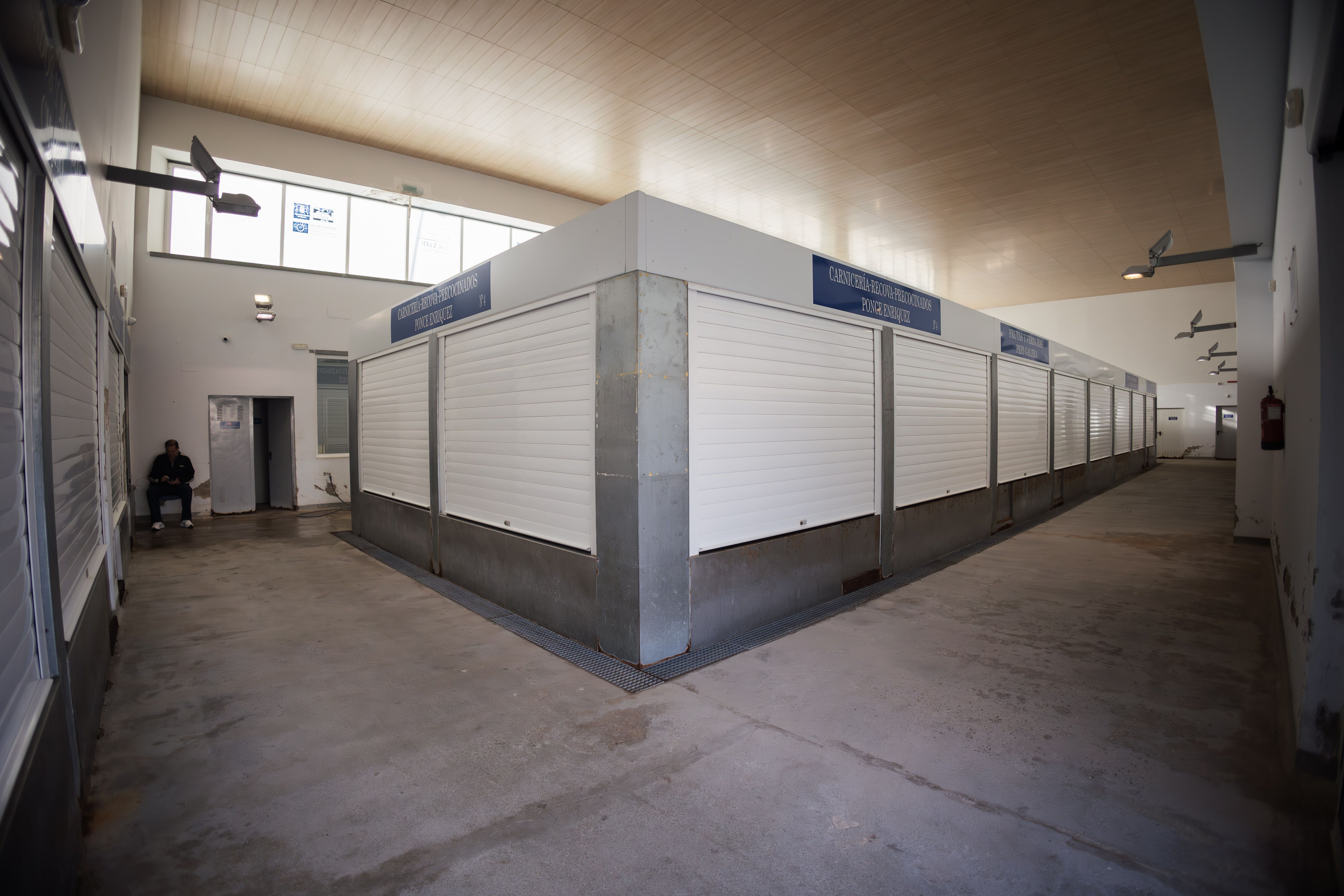 Situación de cierre de esta Plaza de la Zona Sur.