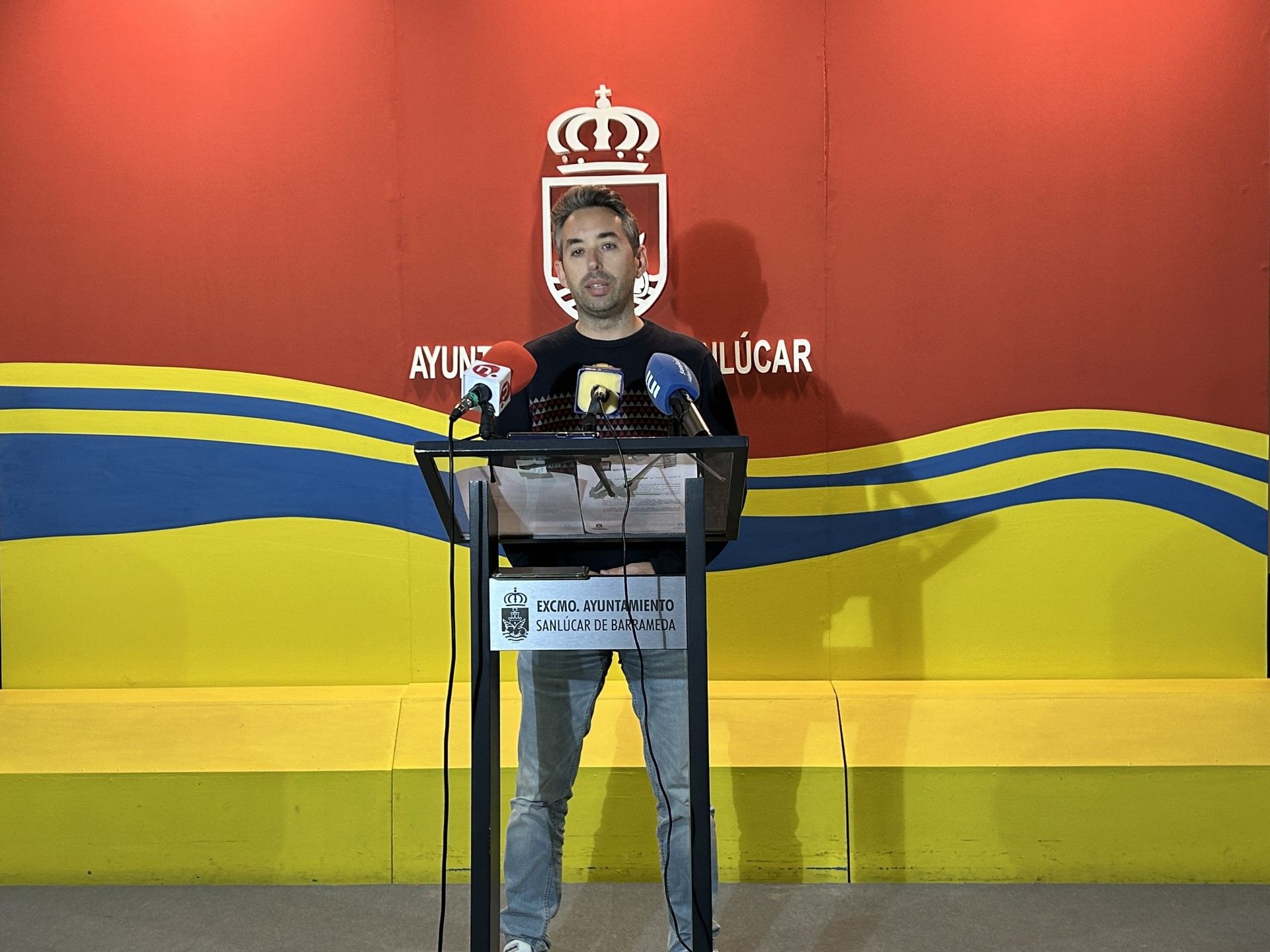 El delegado de Infraestructuras, David González.