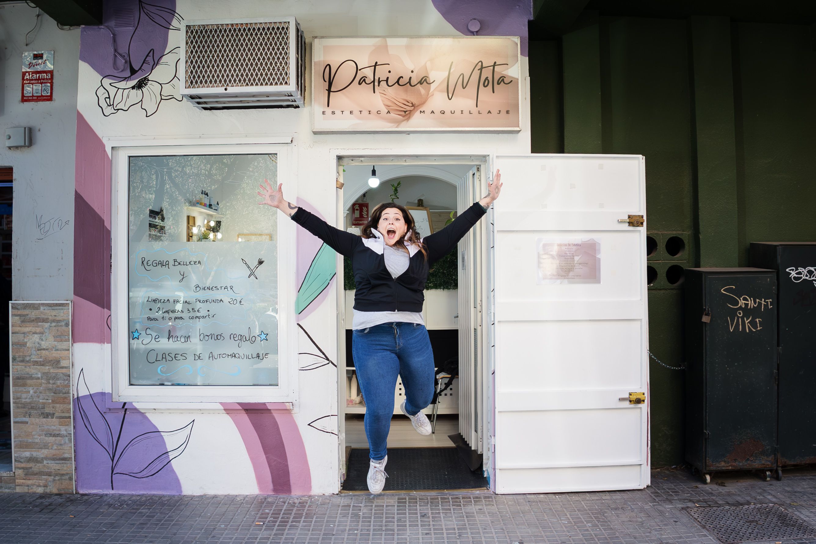 Una divertida imagen de Patricia Mota. 