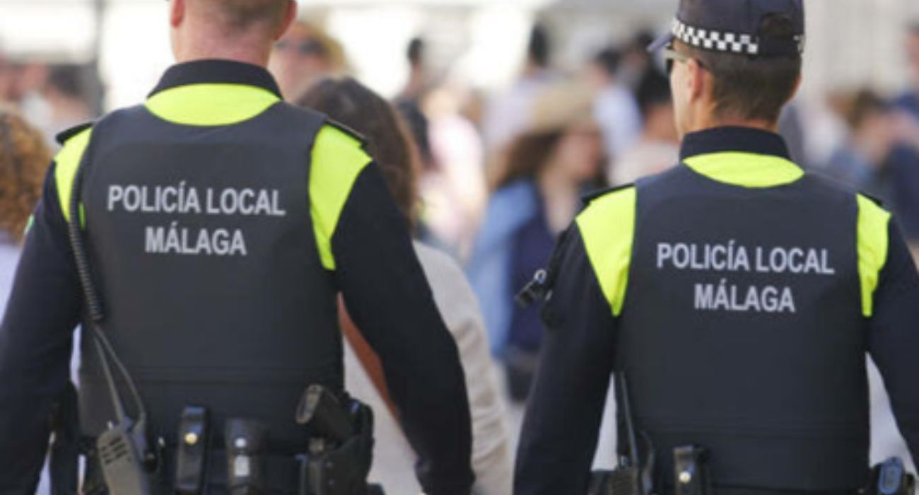 Agentes de la Policía Local de Málaga, en una imagen de archivo.