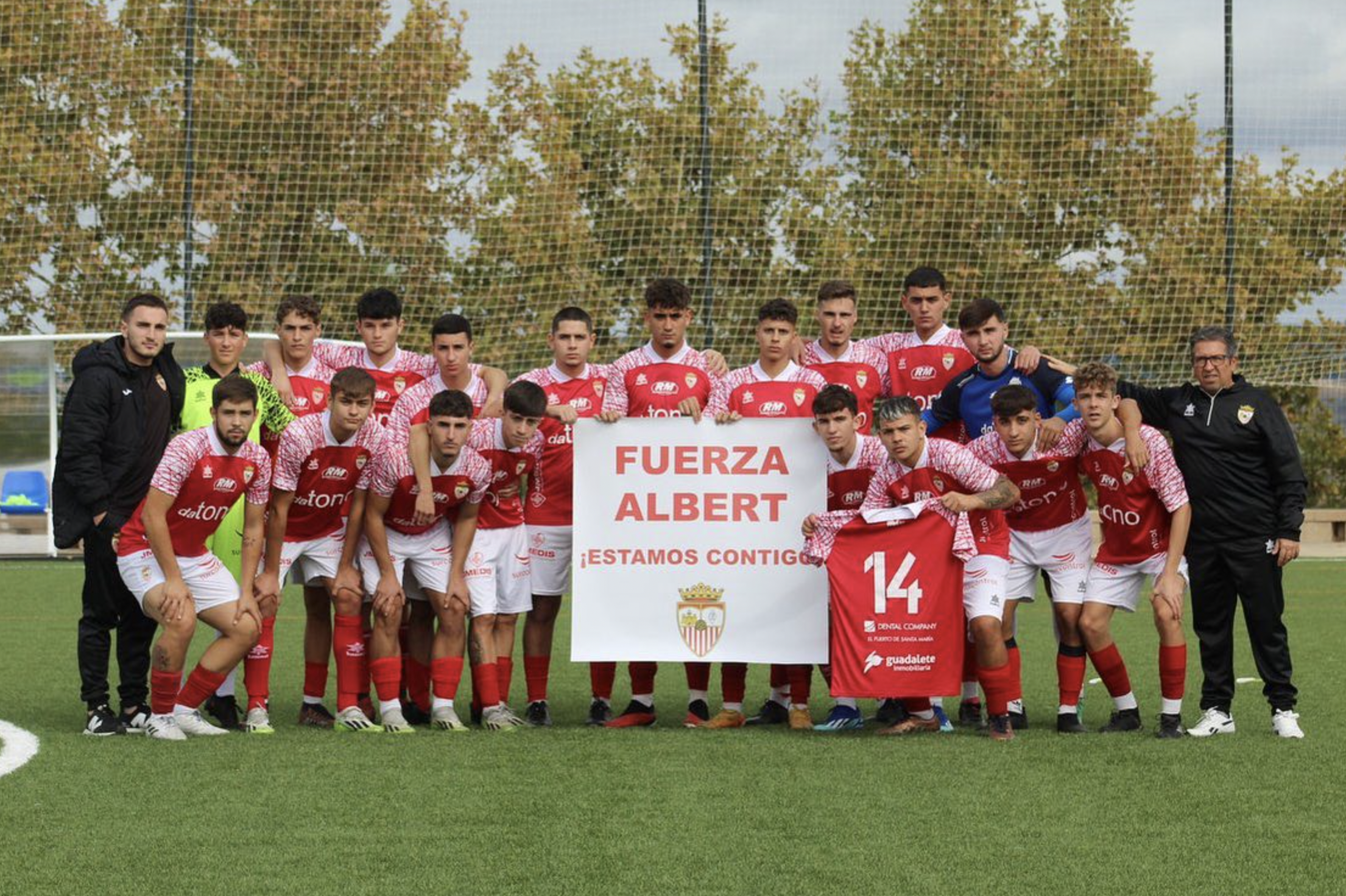 El equipo Juvenil A del Racing Club Portuense donde juega el joven Albert. RAUL DÍAZ RACING CLUB PORTUENSE