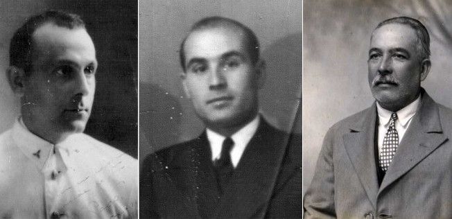 Francisco Baptista Florenza, Juan Valverde Colón y Manuel Barbacil Mejuto.