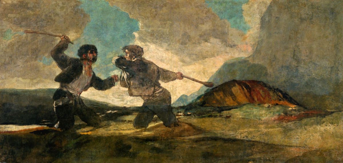 'Duelo a garrotazos', de Goya.