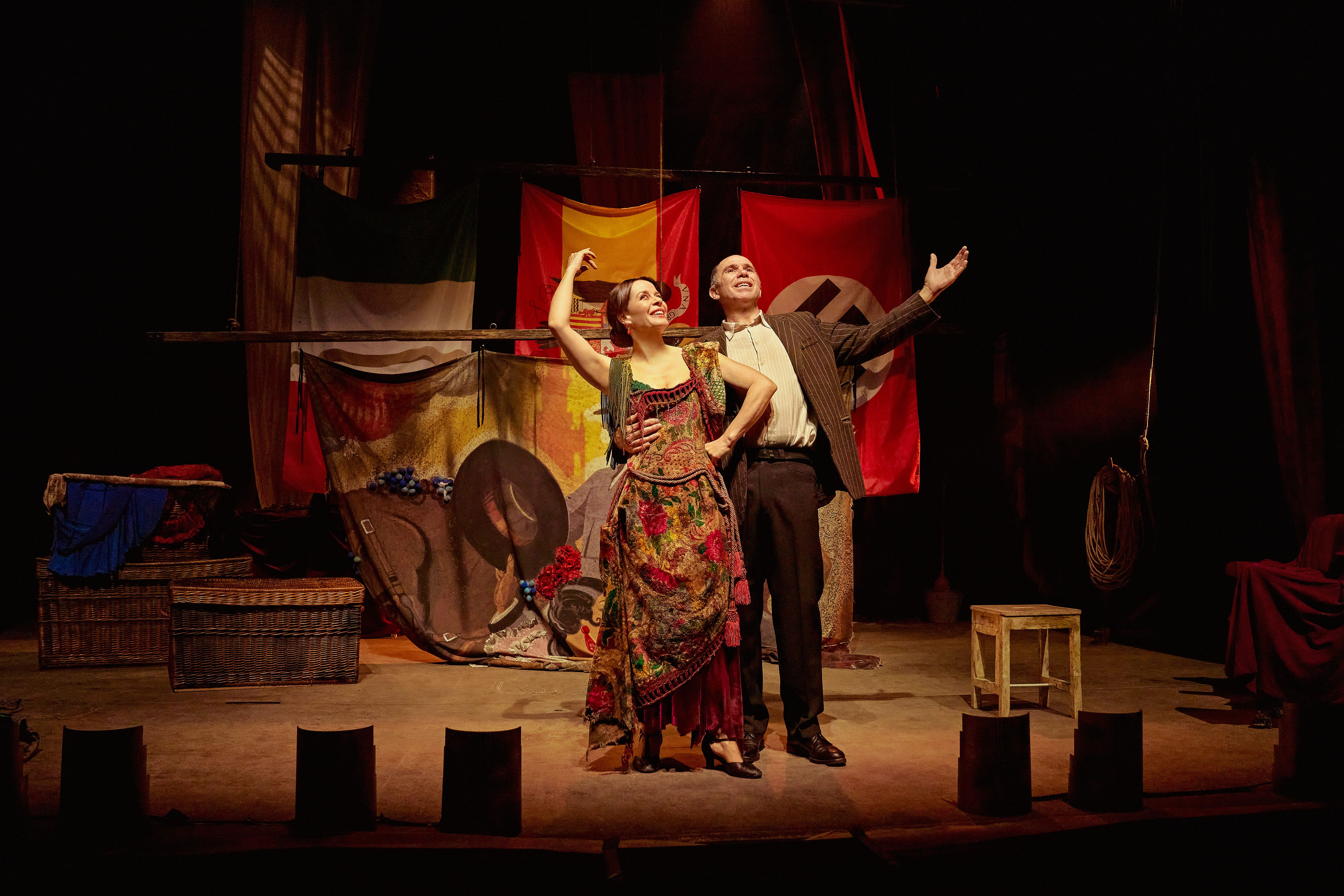 María Adánez y Joaquín Notario protagonizando '¡Ay, Carmela!'