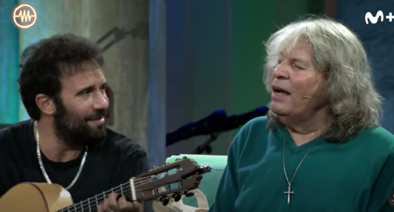 José Mercé, en 'La Resistencia', cantando con El Canijo de Jerez a la guitarra.