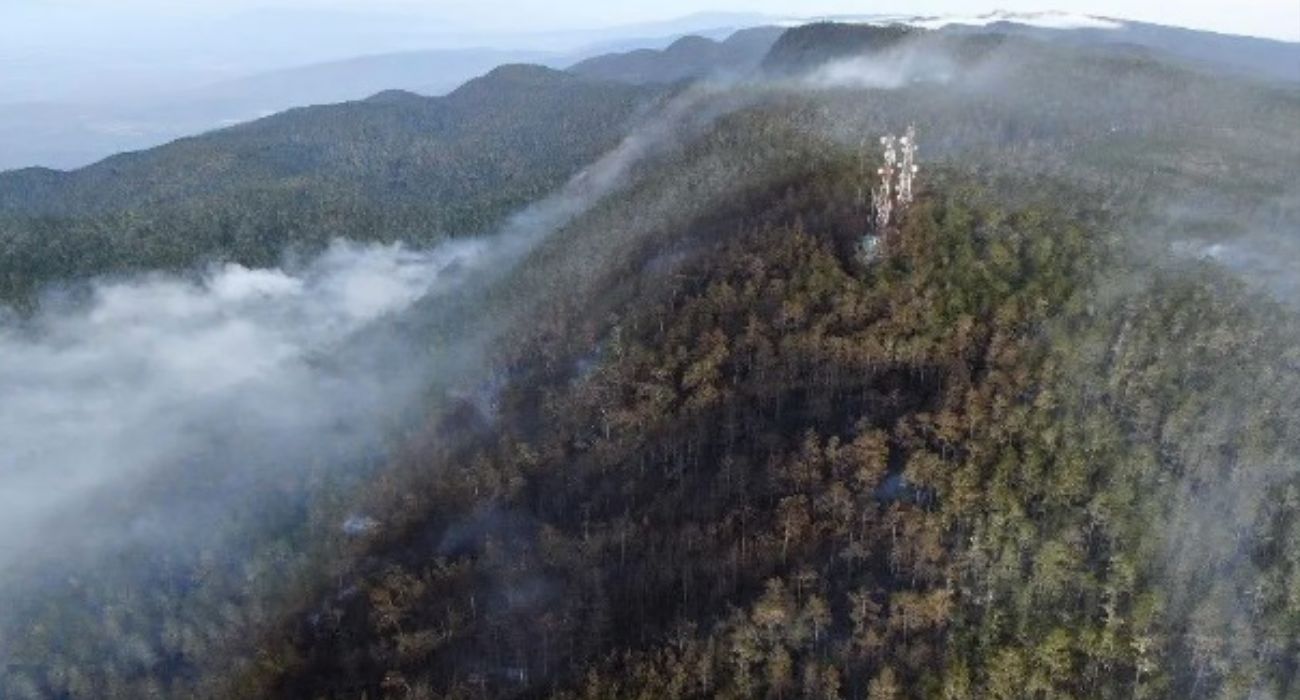 Loma La Cienága, donde han estado desaparecidos durante varias horas cinco bomberos sevillanos.