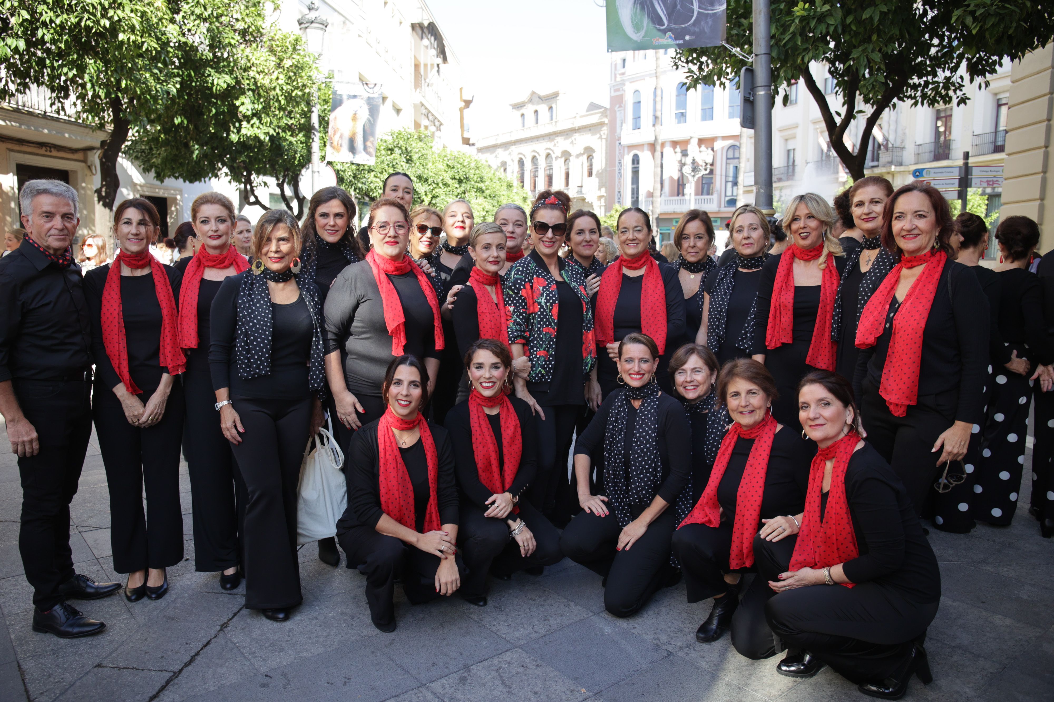 'Flashmob' flamenco en el centro de Jerez.