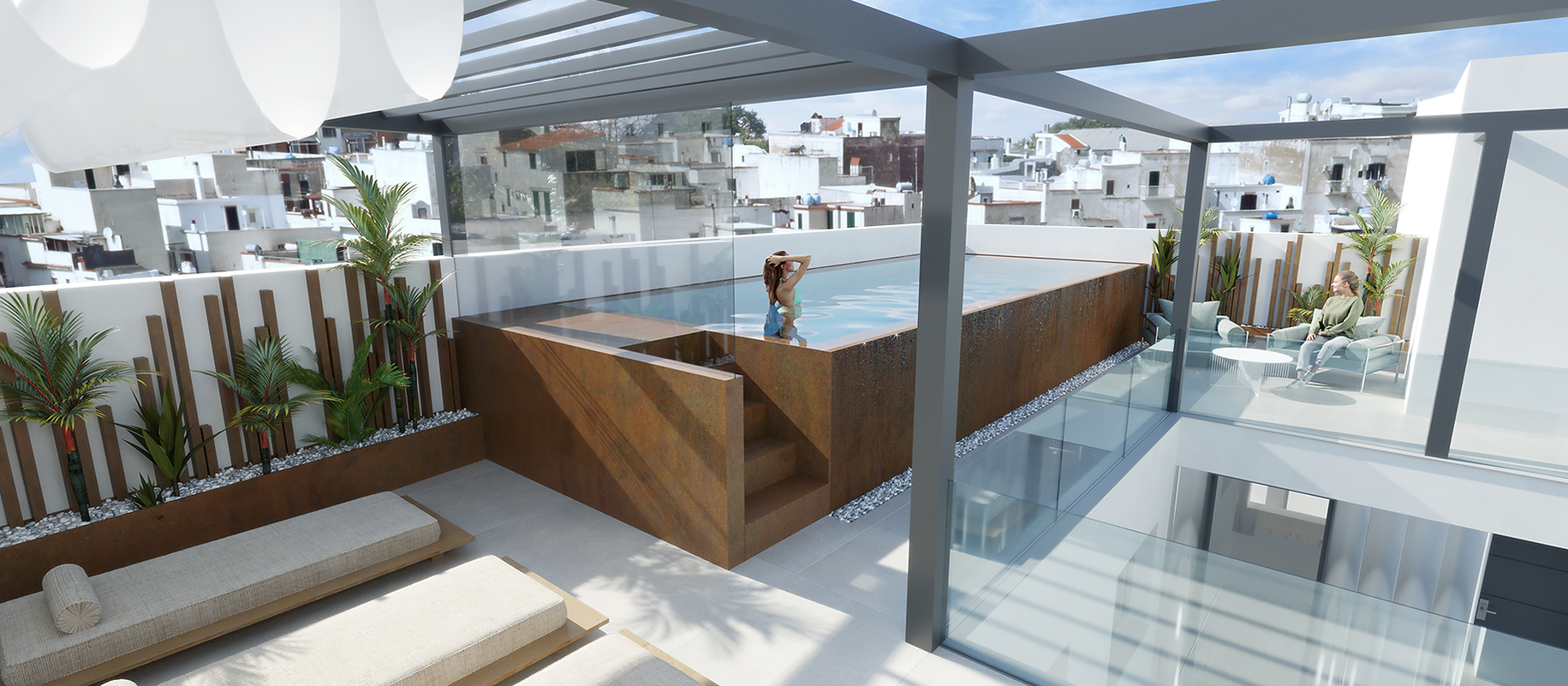 El espectacular residencial en el centro de El Puerto.