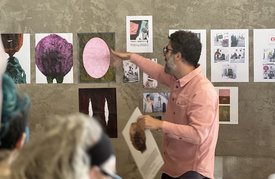 Javier Palacios, 'interno' en la residencia artística Open Studio Art Res.