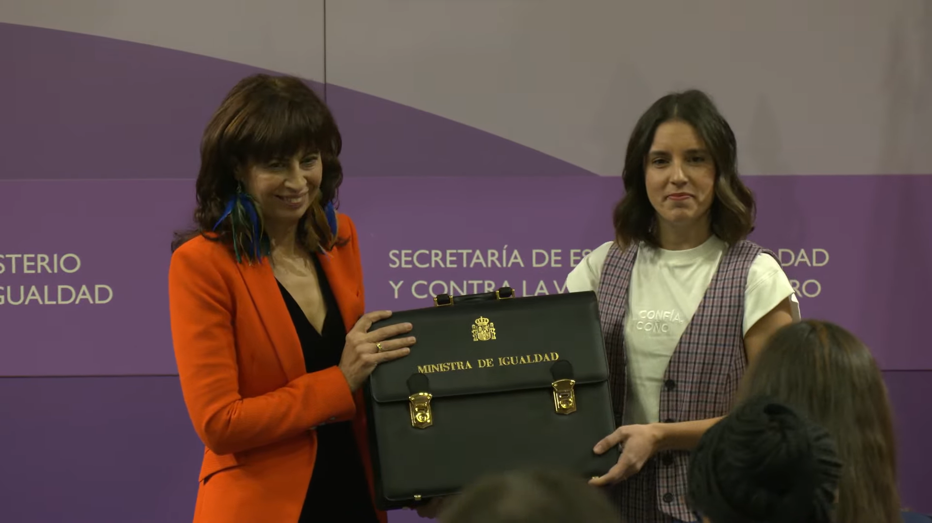 Acto del Ministerio de Igualdad.