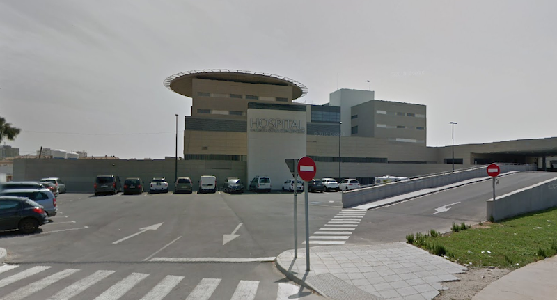 El Hospital de La Línea, en una imagen de Google Maps.