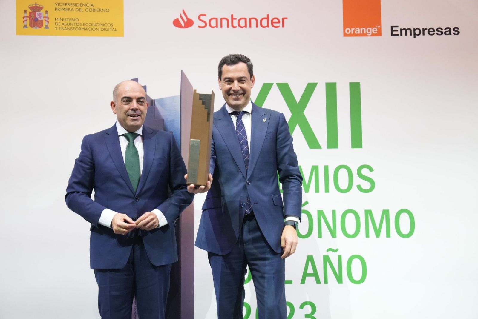 Juanma Moreno en un acto reciente.