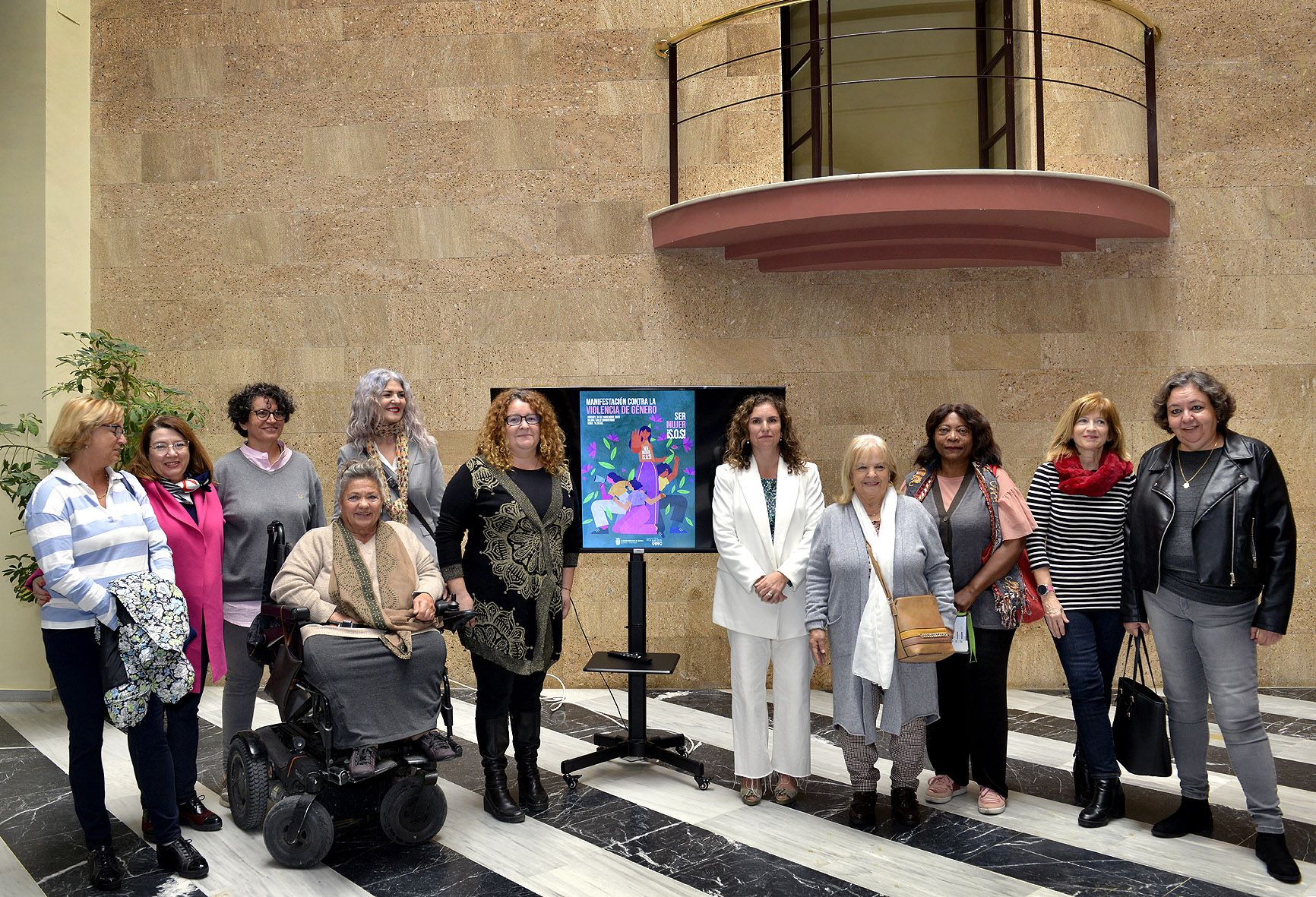 Participantes del Consejo Local de la Mujer en Jerez. 