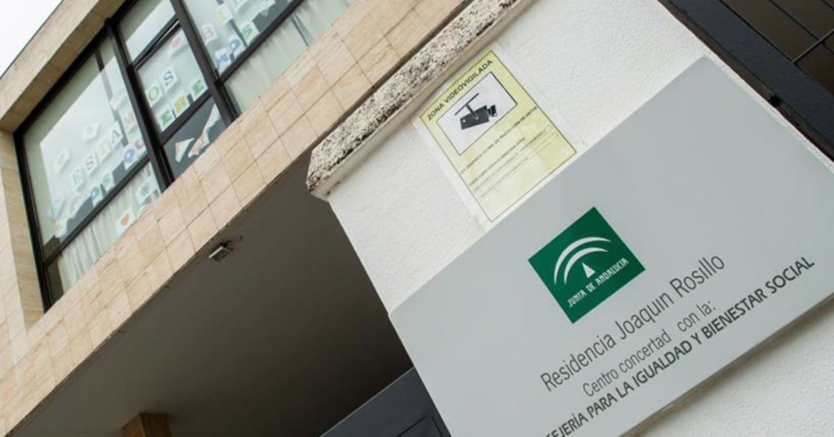 La residencia de ancianos de San Juan de Aznalfarache. FOTO: CANAL SUR