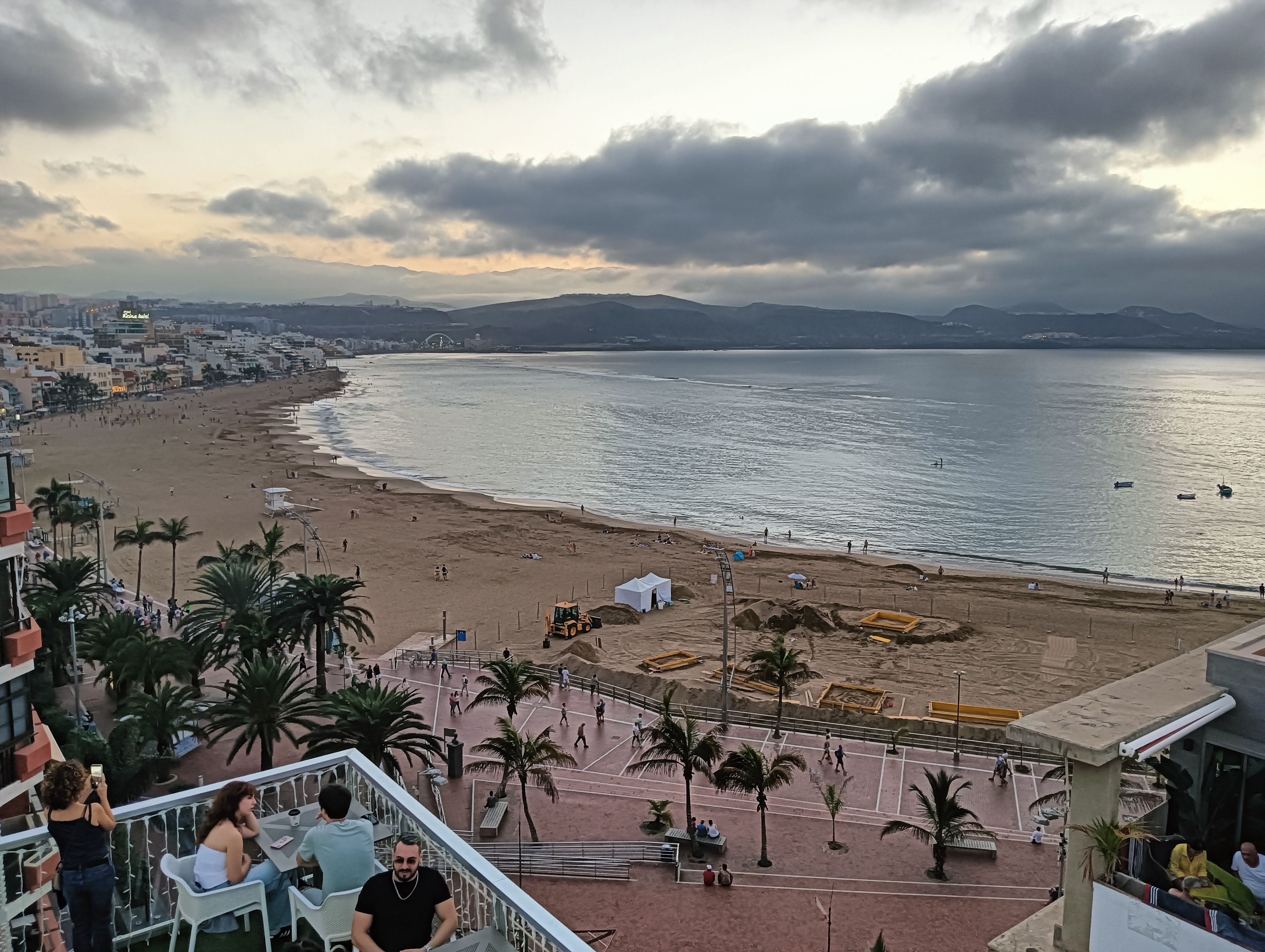 Playa de las Canteras, en Las Palmas.