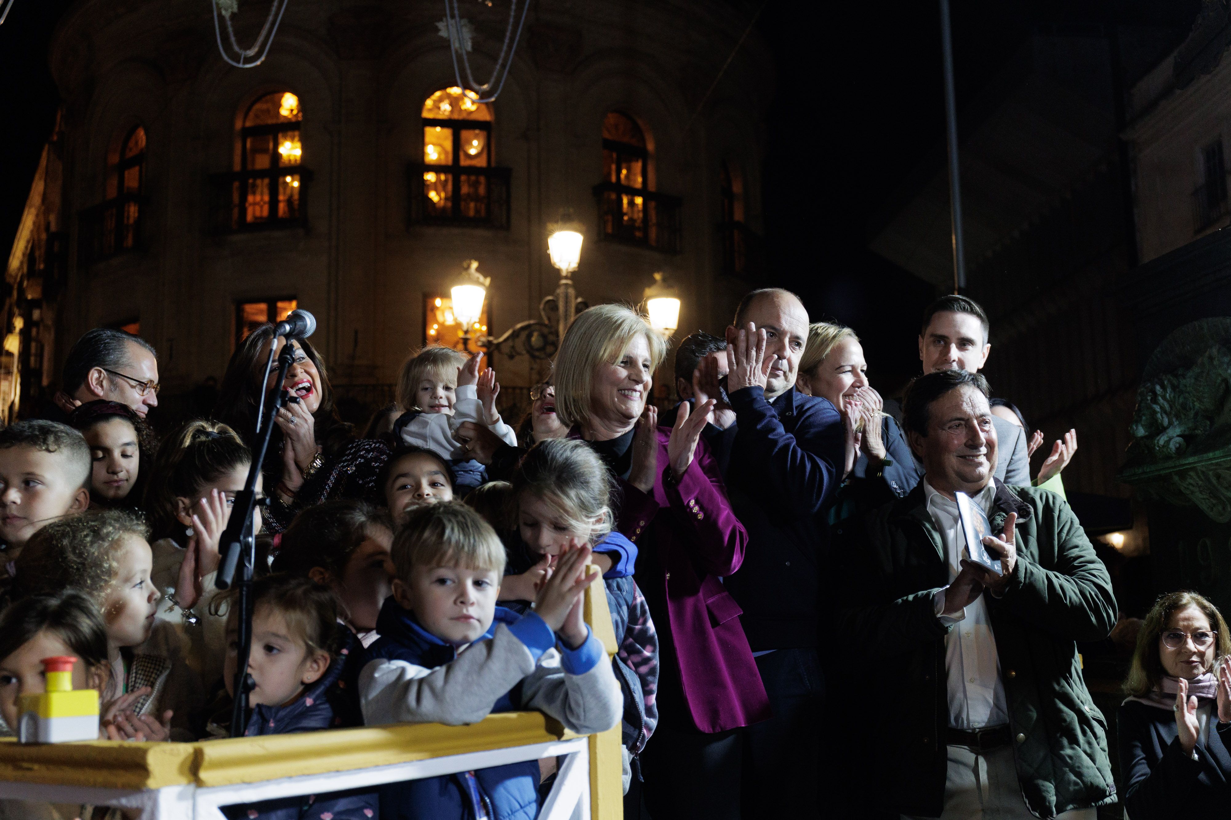 Encendido del alumbrado de Navidad en Jerez 