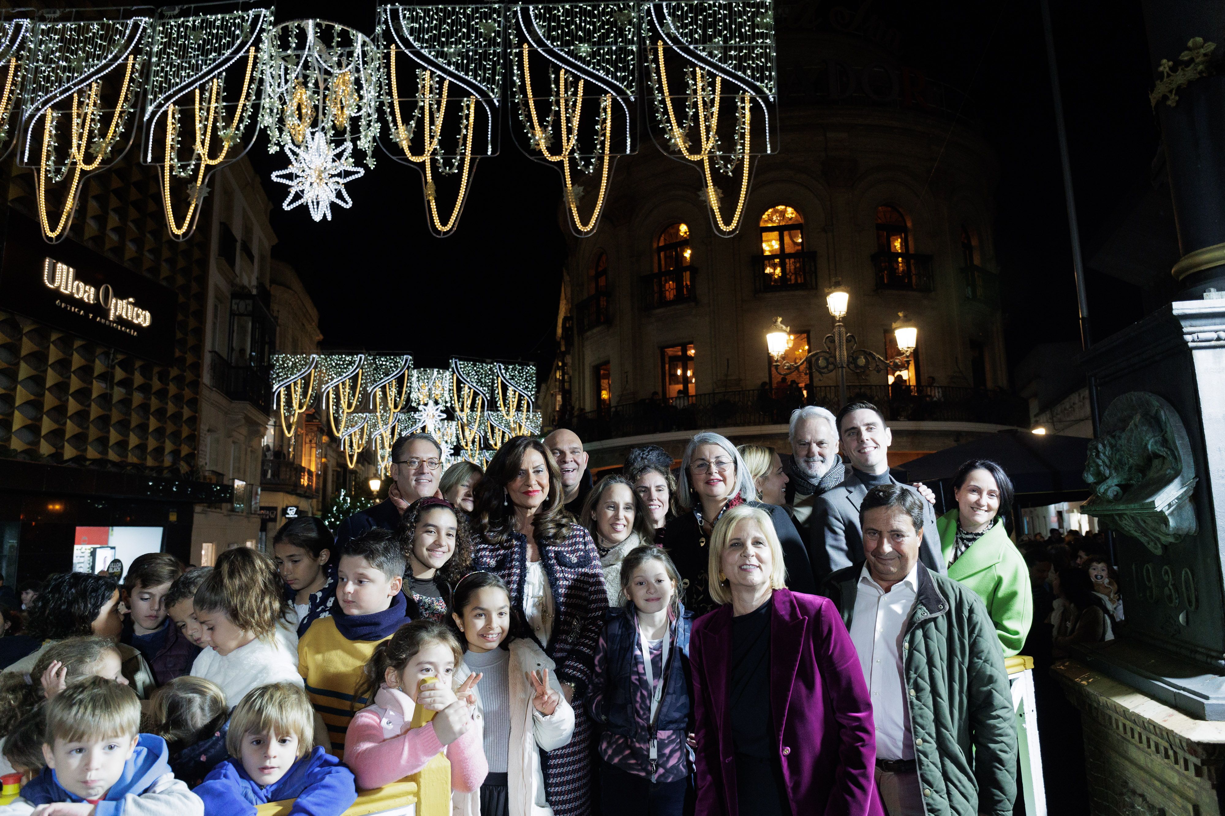 Encendido del alumbrado de Navidad en Jerez 
