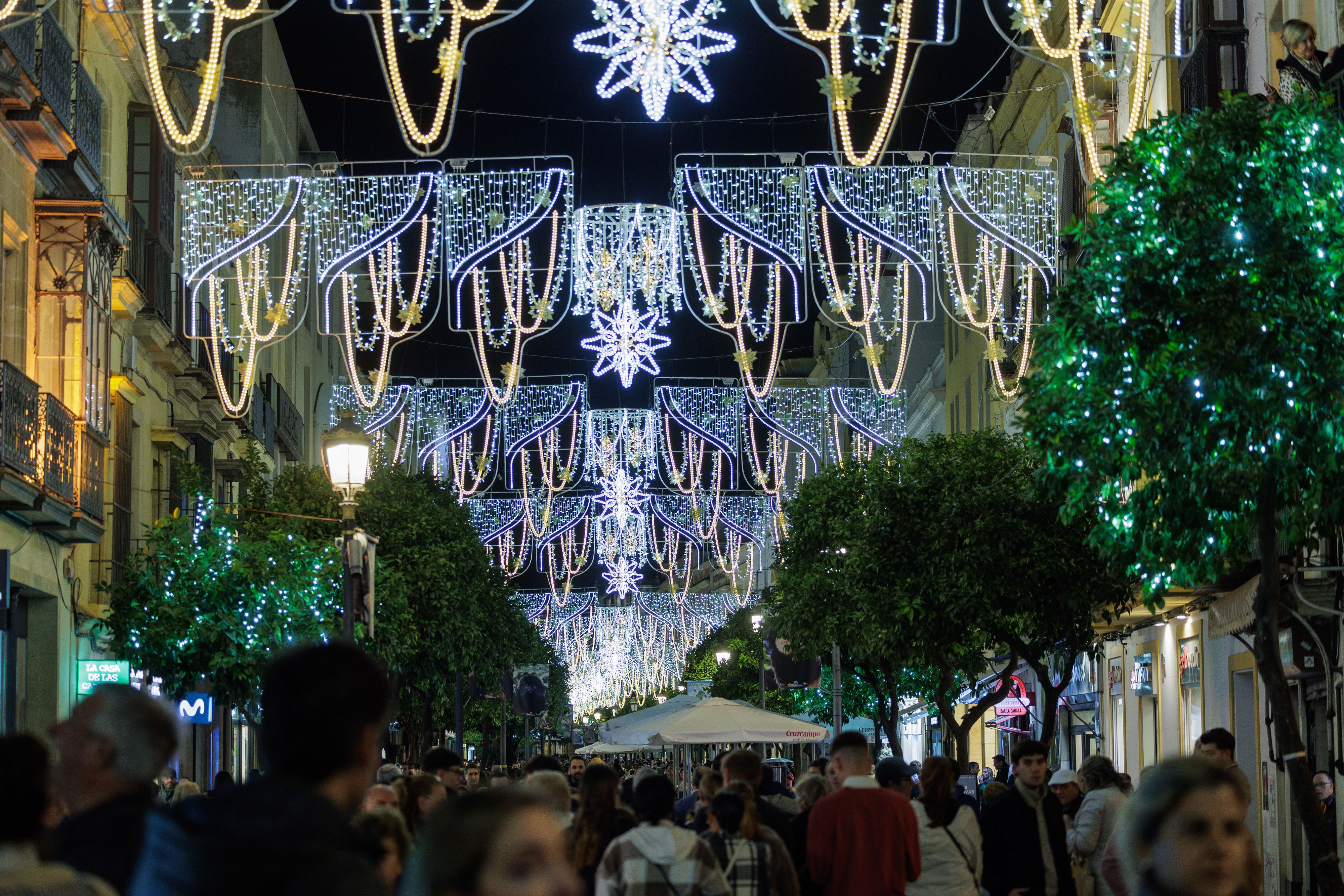 Encendido del alumbrado de Navidad en Jerez 