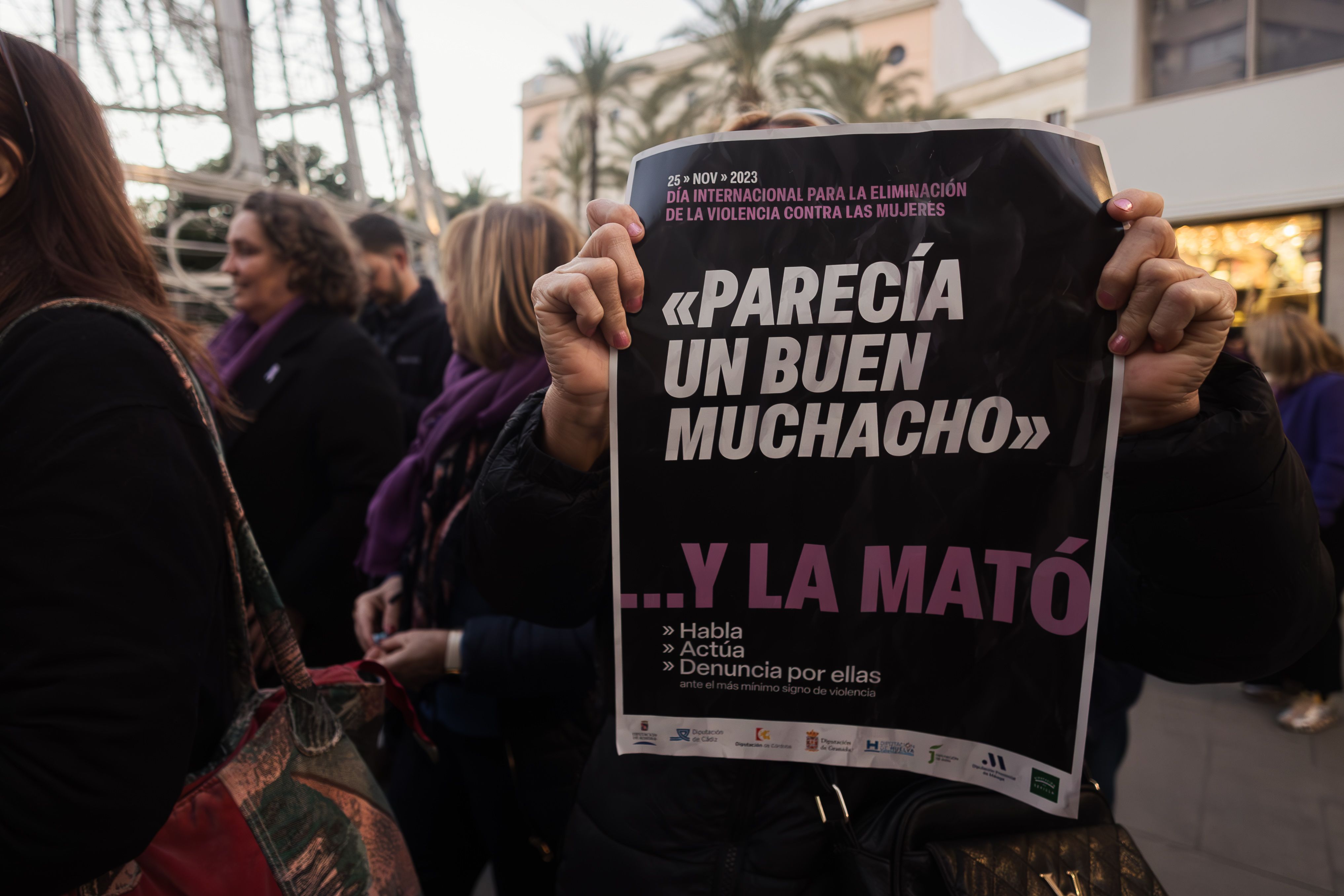 Las imágenes de Jerez saliendo a la calle por el 25N