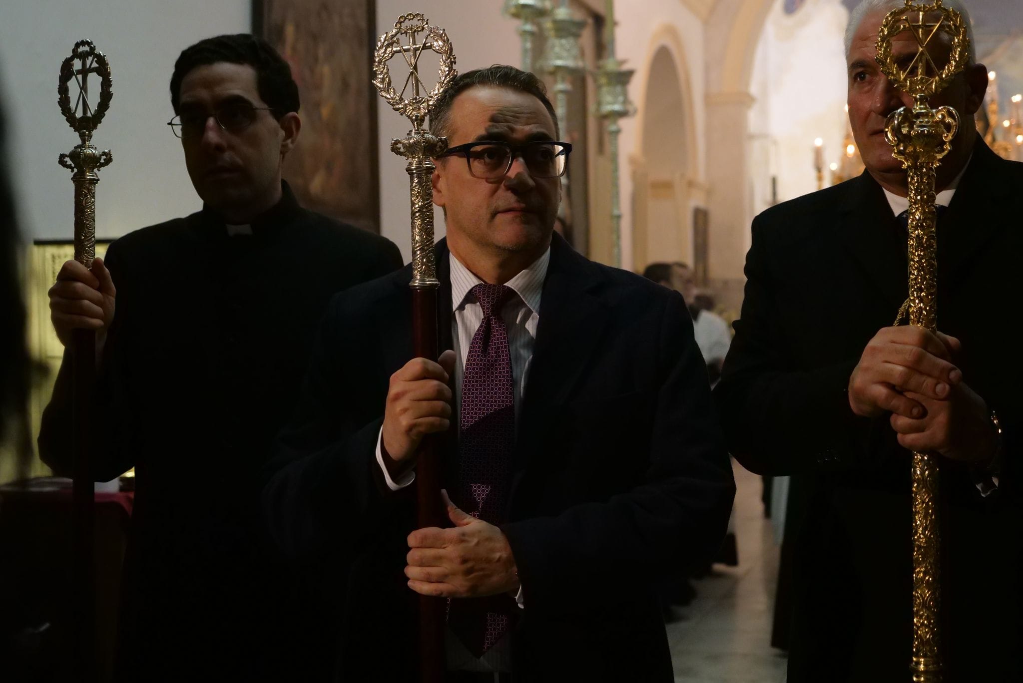 La procesión de Virgen de Guía en Chiclana.