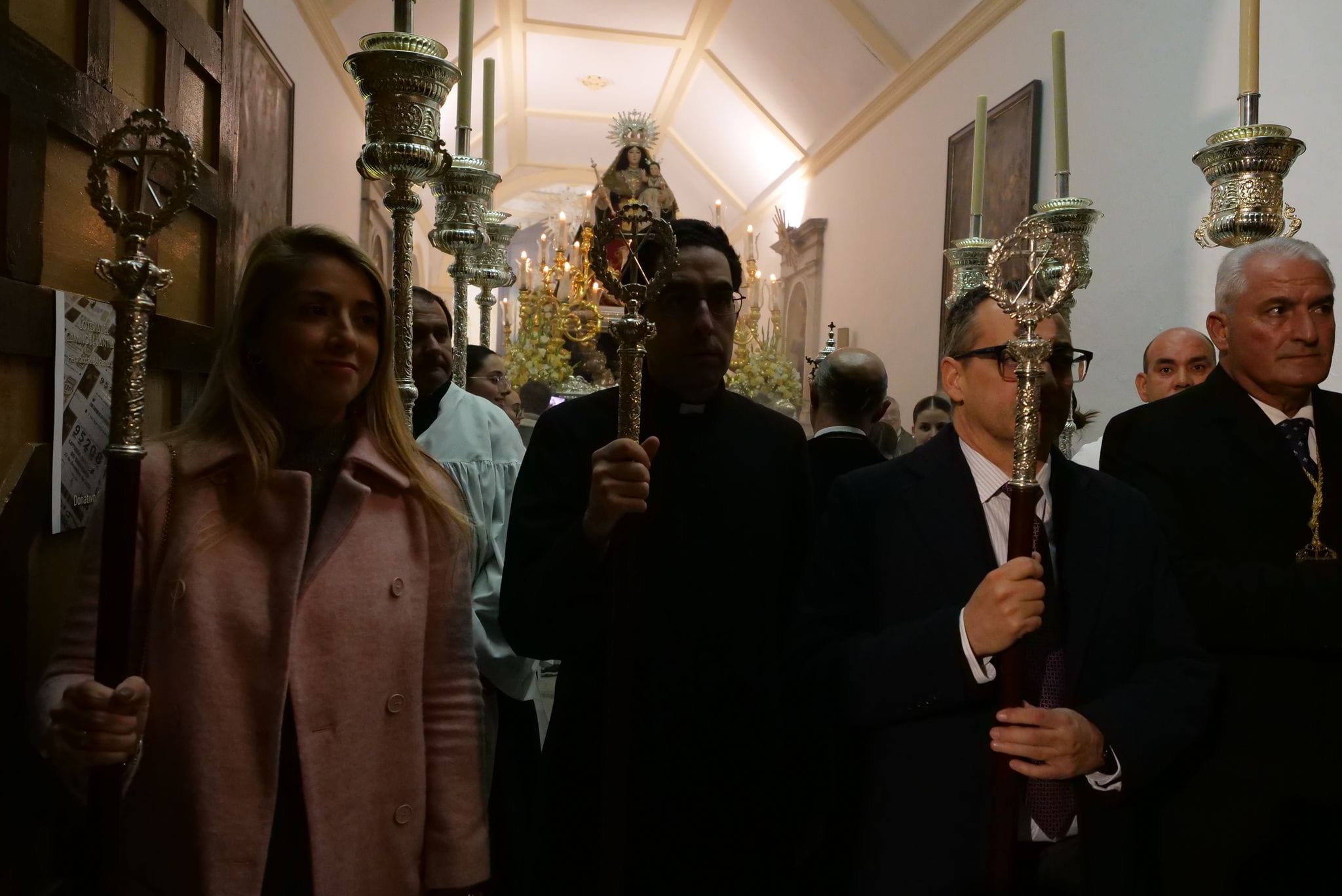 La procesión de Virgen de Guía en Chiclana.