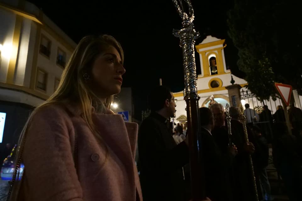 La procesión de Virgen de Guía en Chiclana.