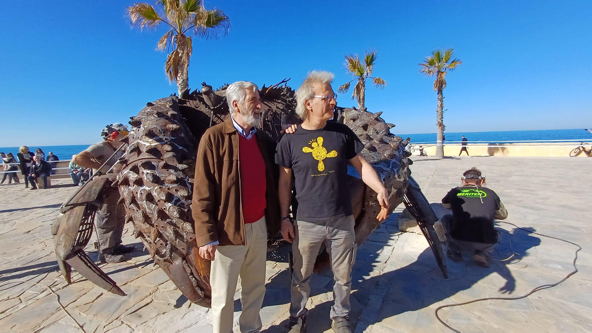 El cangrejo gigante que ha llegado a Chipiona