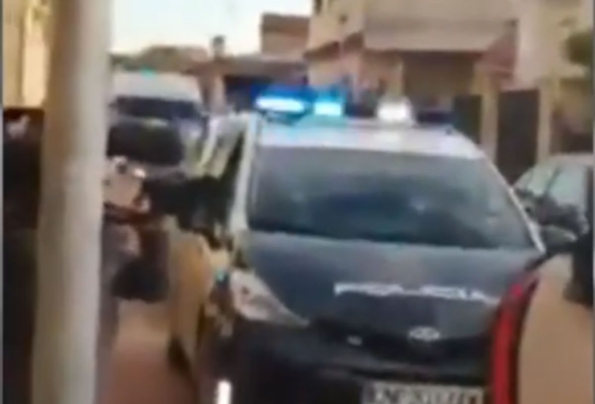 Un momento del homenaje en El Pimiento