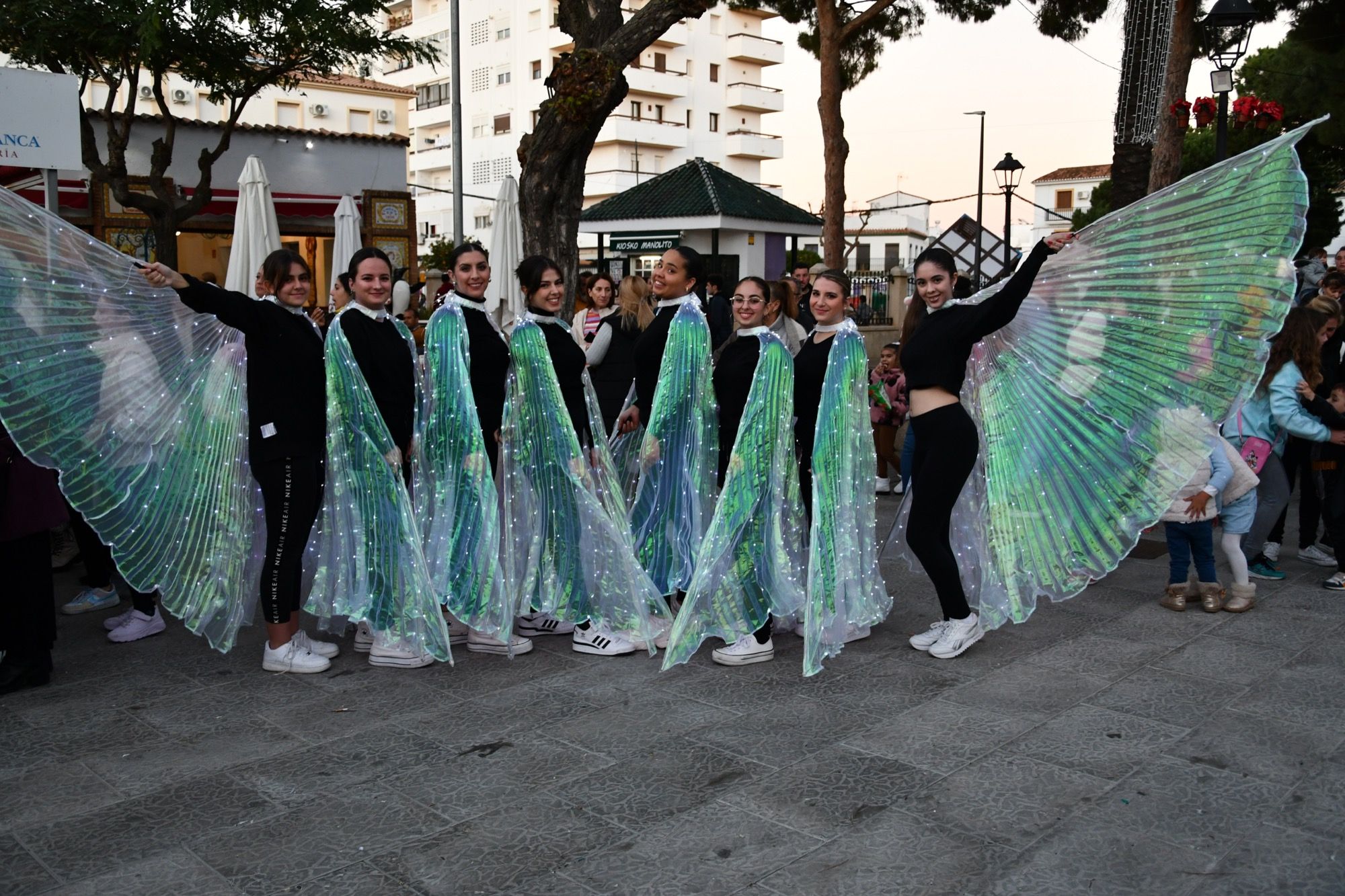 El inicio de la Navidad en San Roque en la noche del alumbrado.