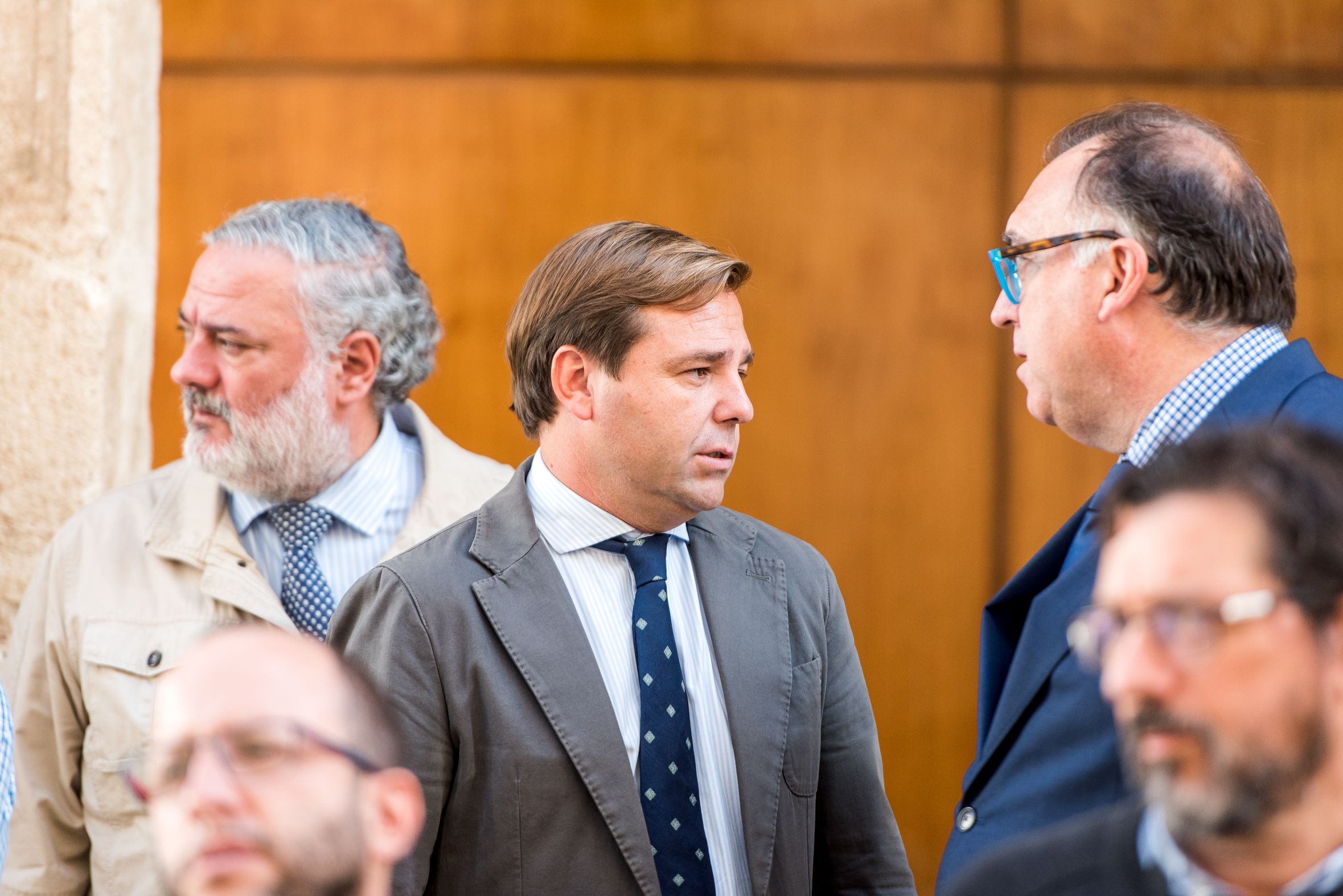 Antonio Repullo en el Parlamento.