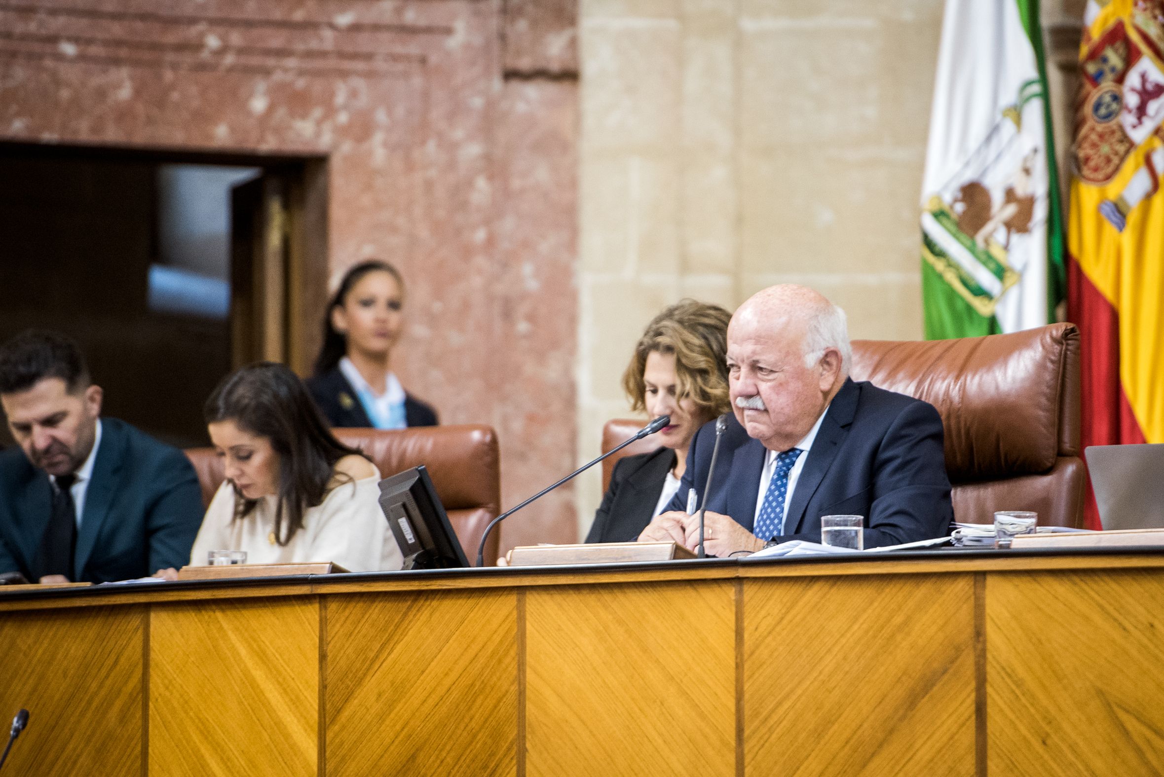 Jesús Aguirre, presidente del Parlamanto de Andalucía gracias a los votos del PP.