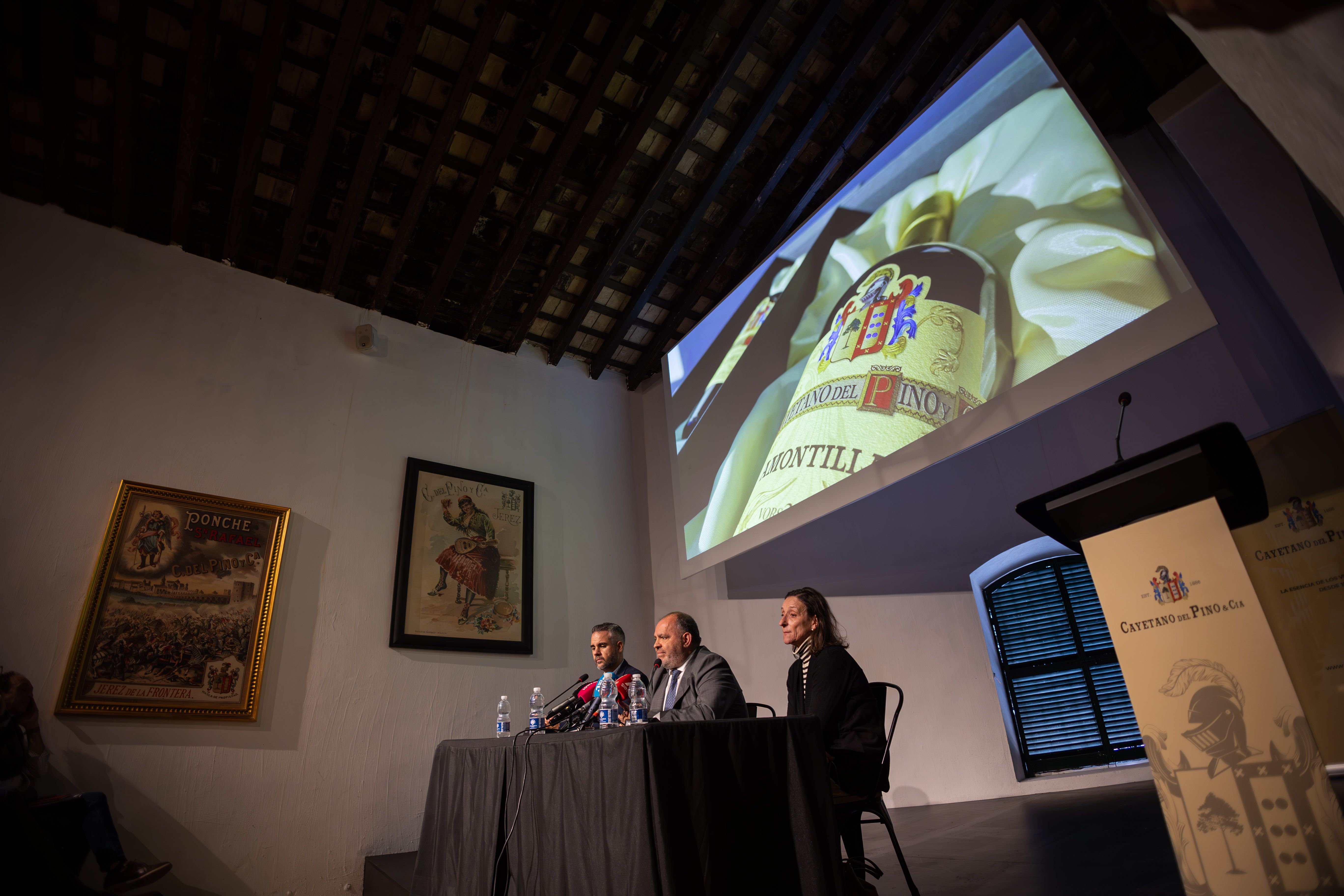 Sala de audiovisuales durante la presentación. 