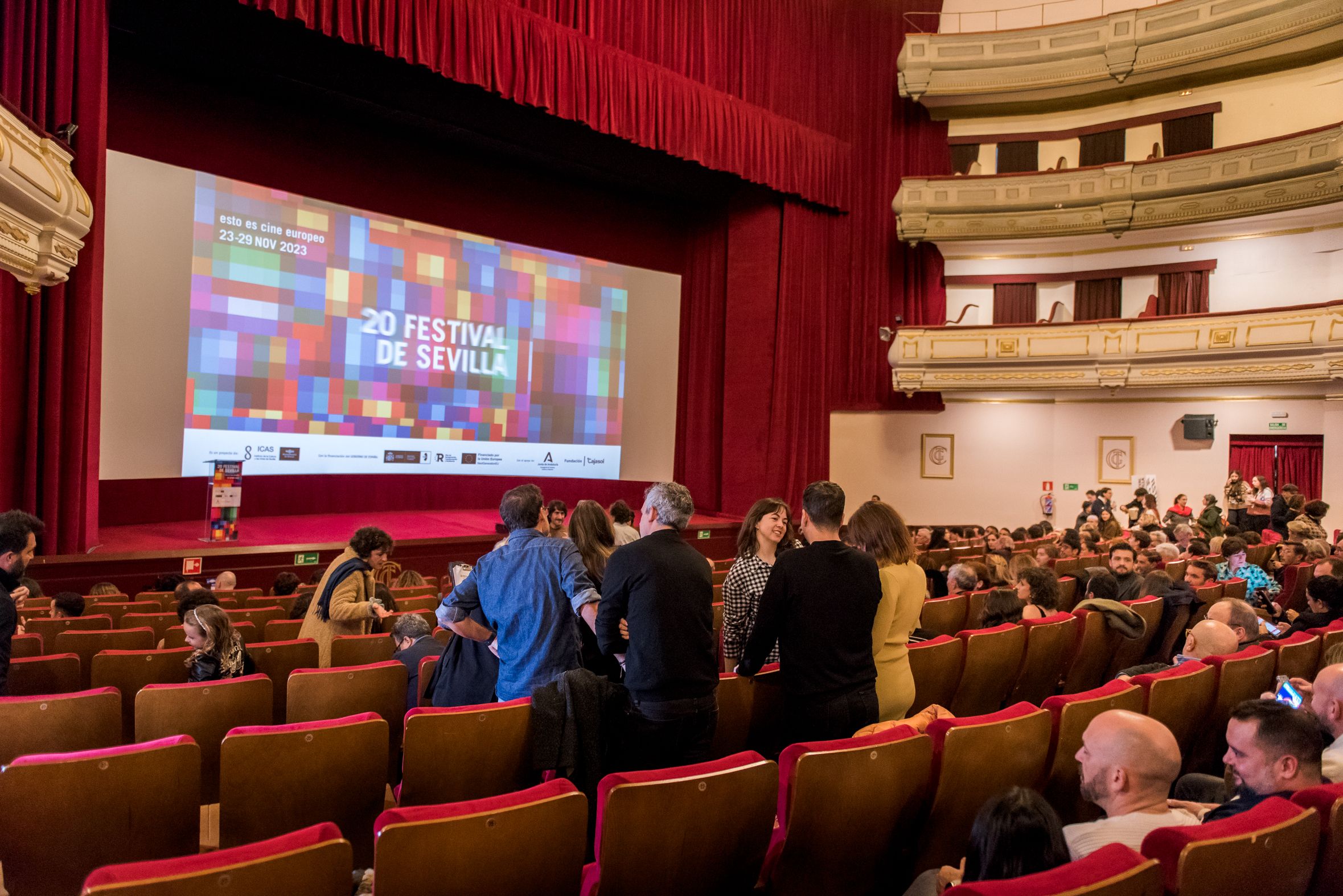 La recuperación del Cine Cervantes ha sido uno de los alicientes de la vigésima edición.