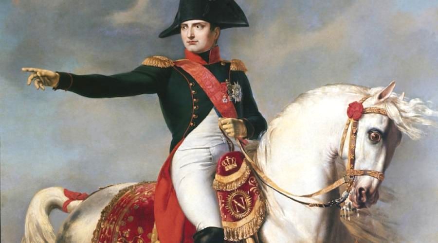 Un cuadro de Napoleón.