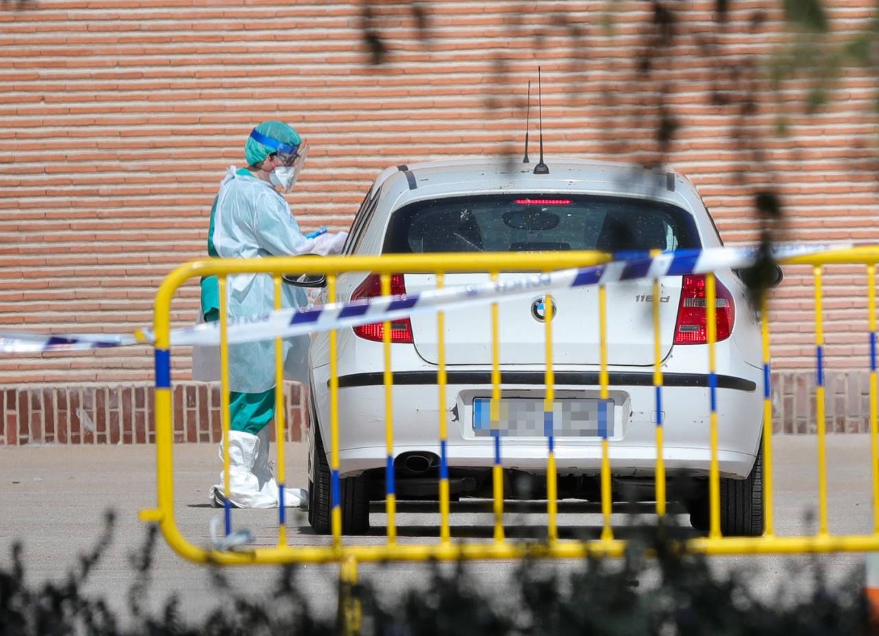 Prueba rápida de Covid-19 en Andalucía, en una imagen de archivo.